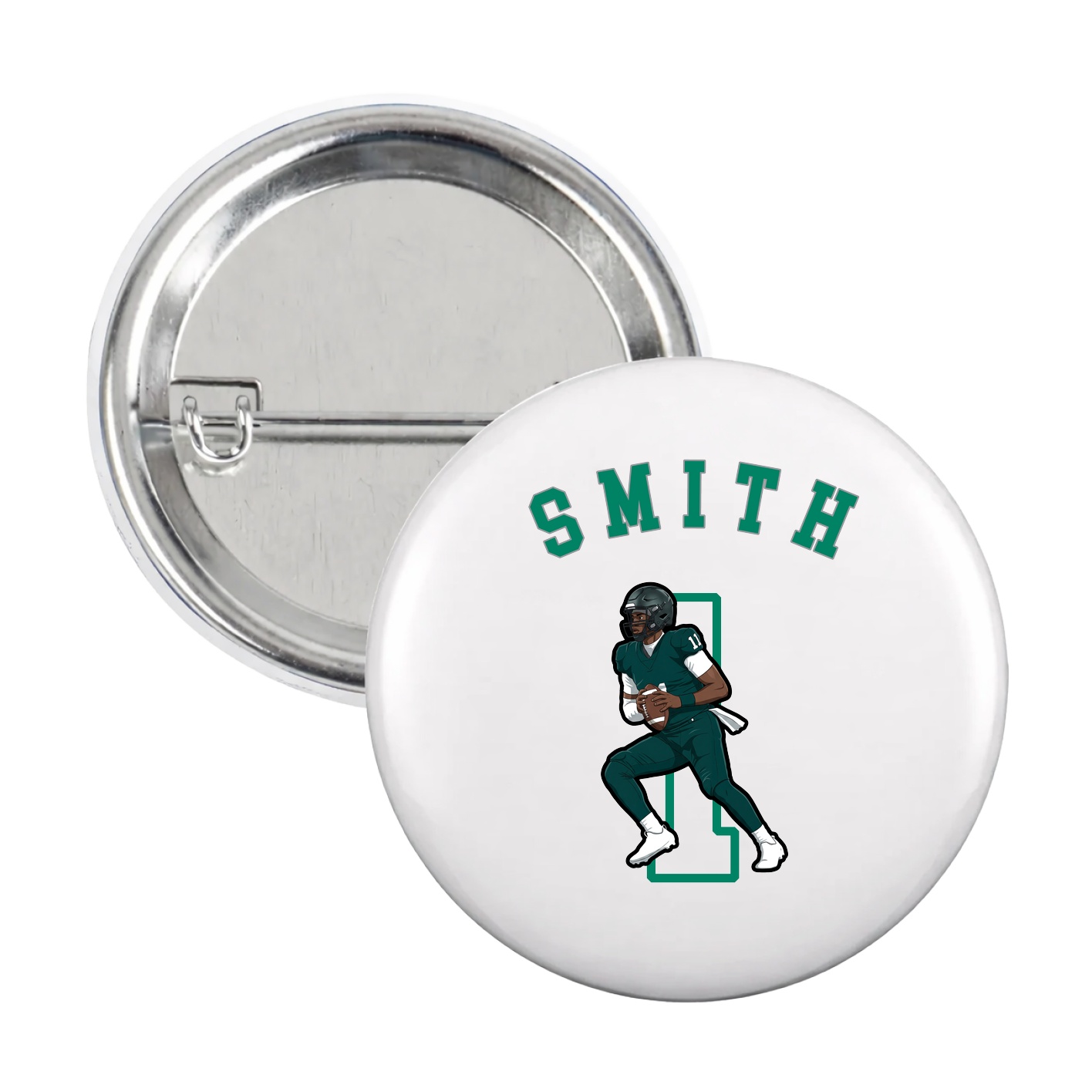 Game Day Button — Shirsey Arch in White