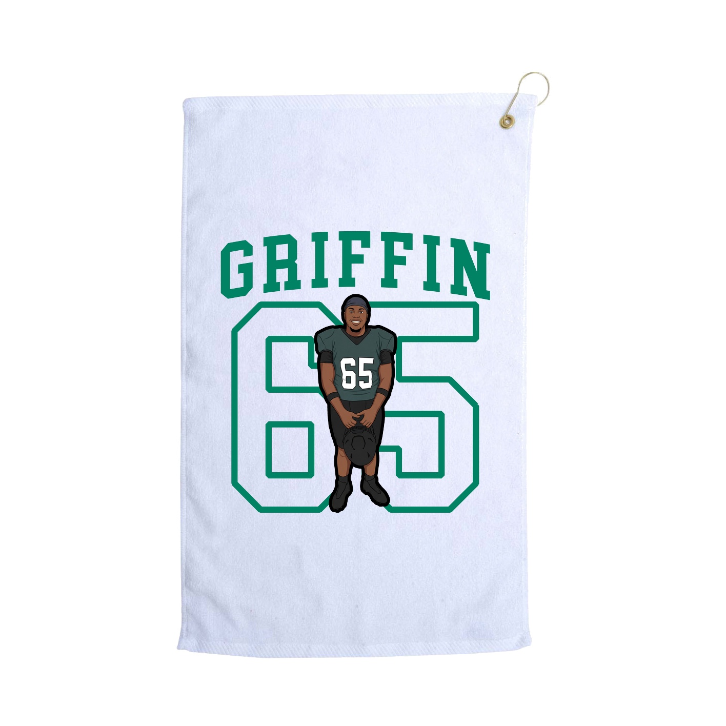 Golf Towel — Shirsey in White