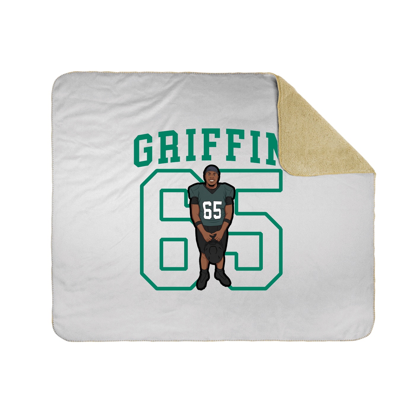 Throw Blanket — Shirsey in White