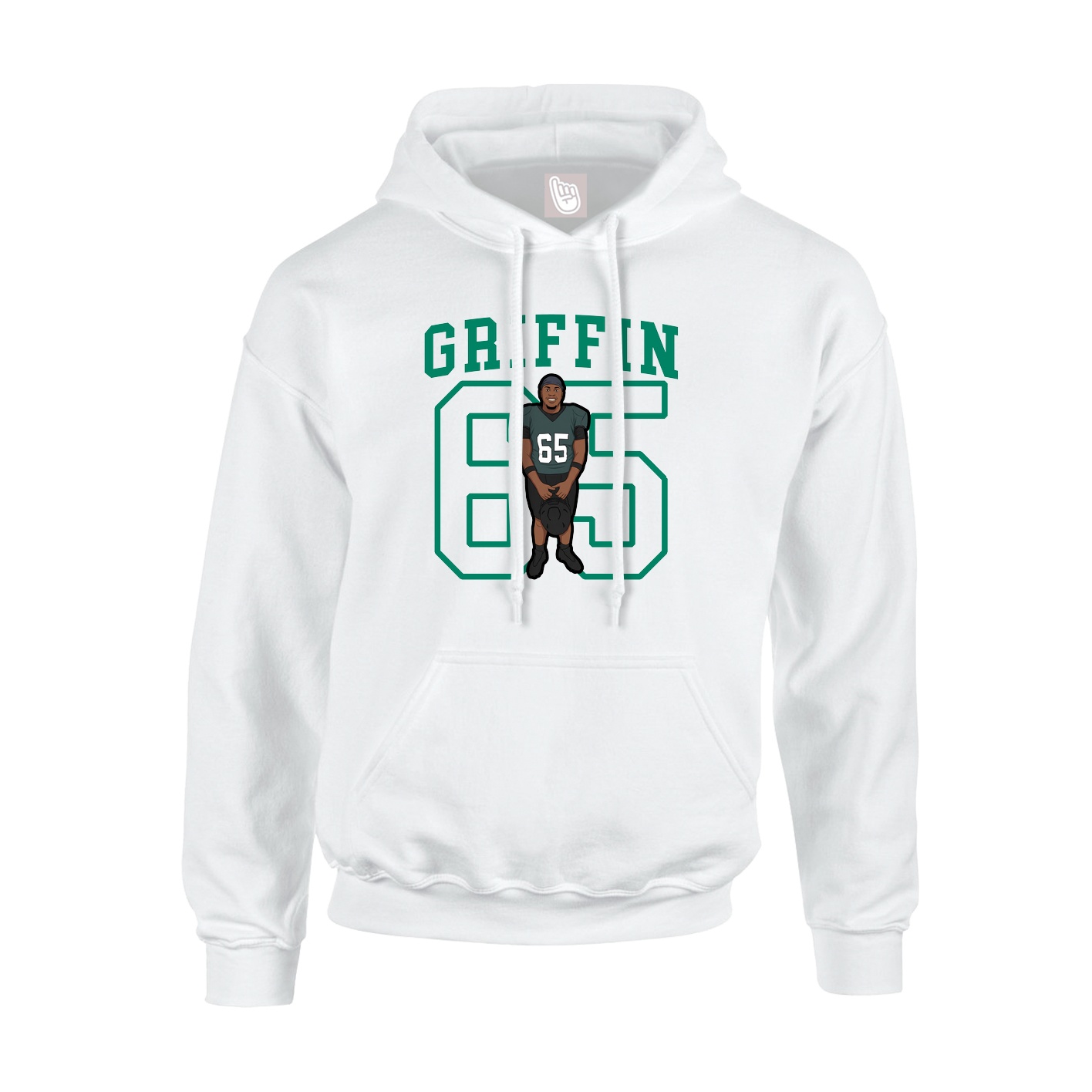Hoodie — Shirsey in White