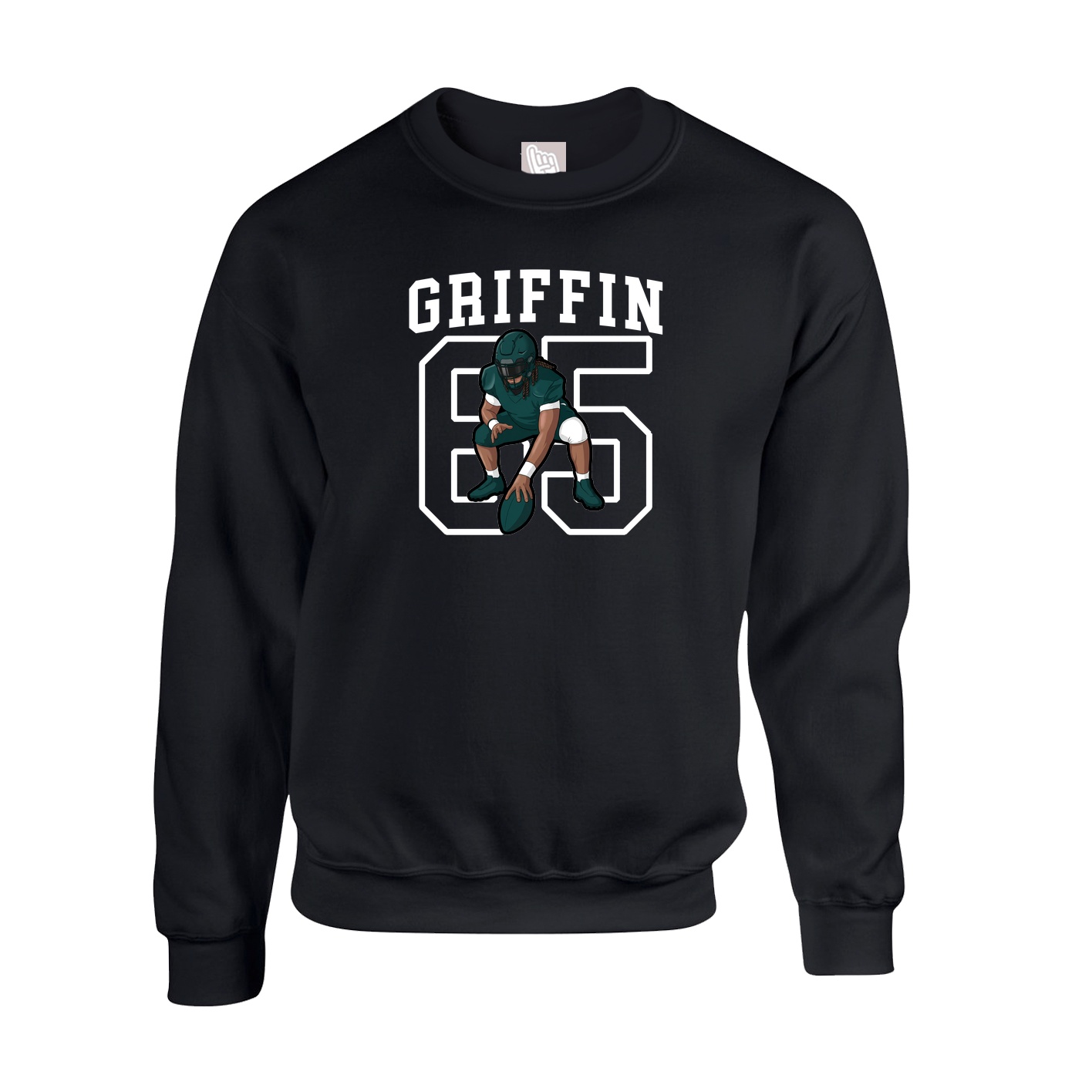 Fleece Crew — Shirsey in Black