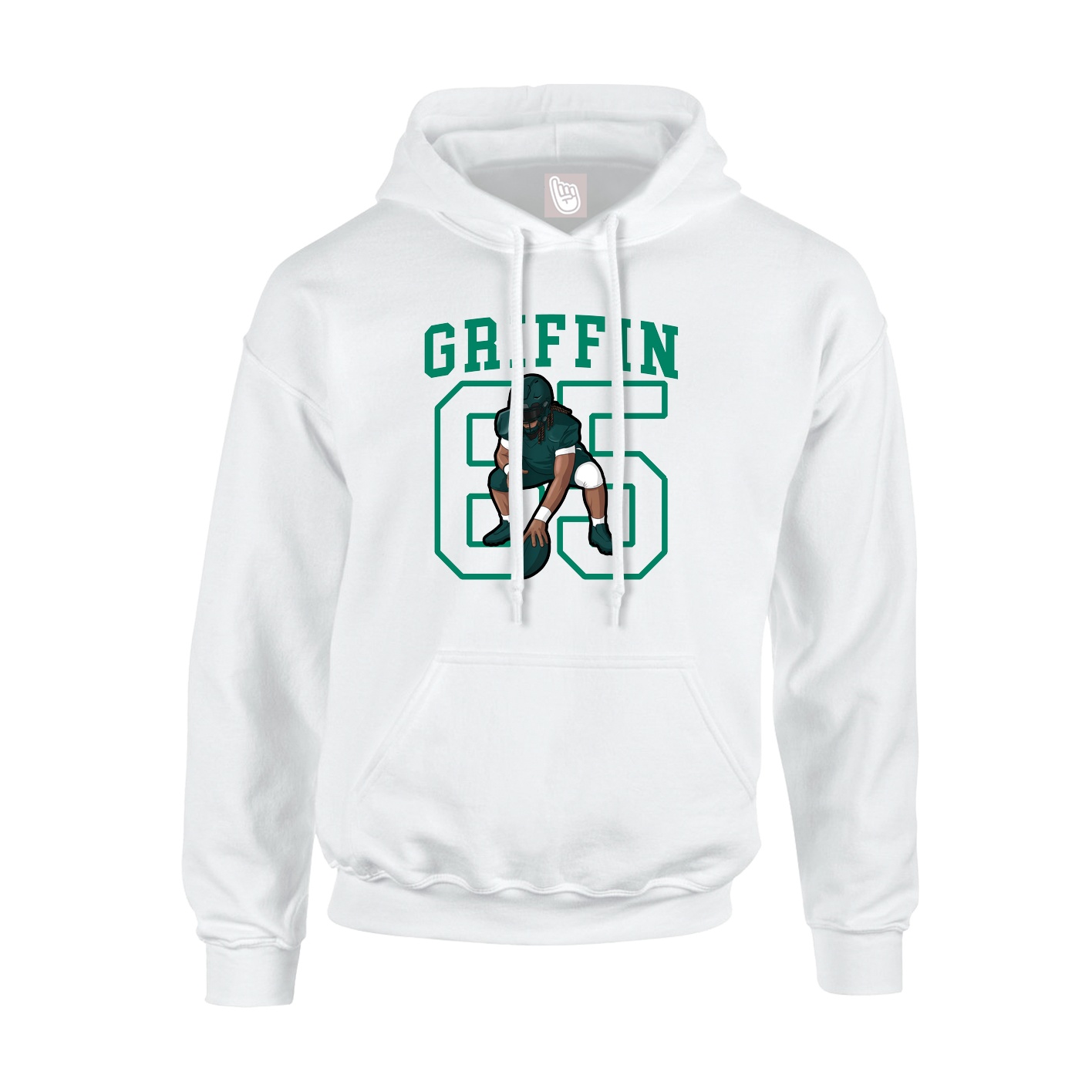 Youth Hoodie — Shirsey in White