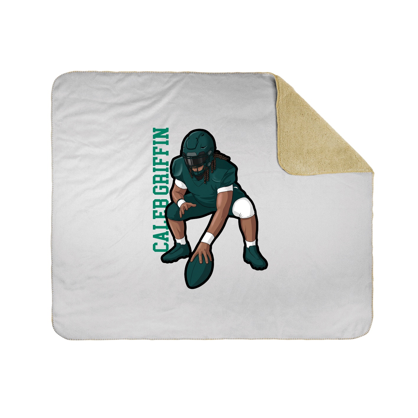 50x60 Sherpa Lined Throw Blanket