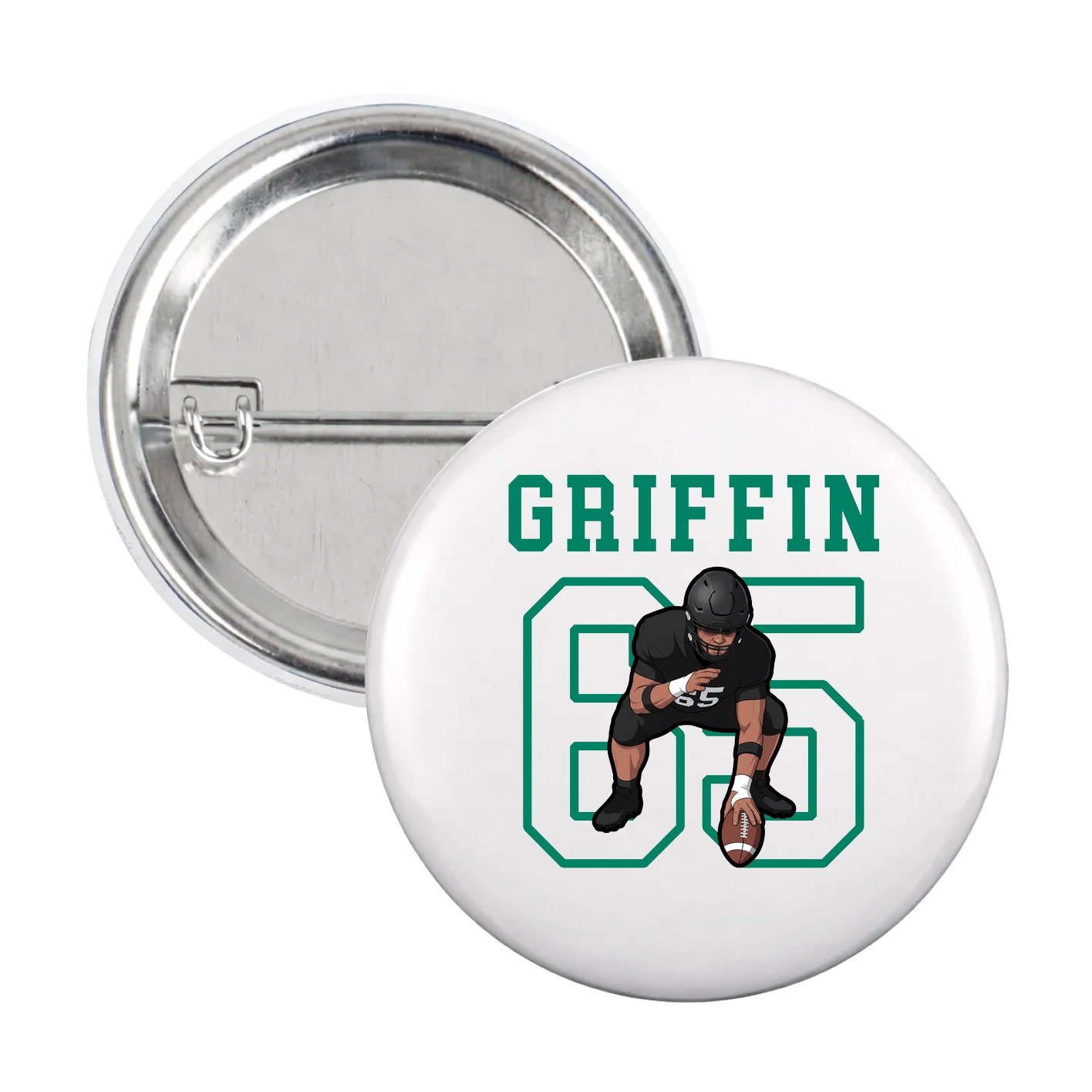 Game Day Button — Shirsey in White