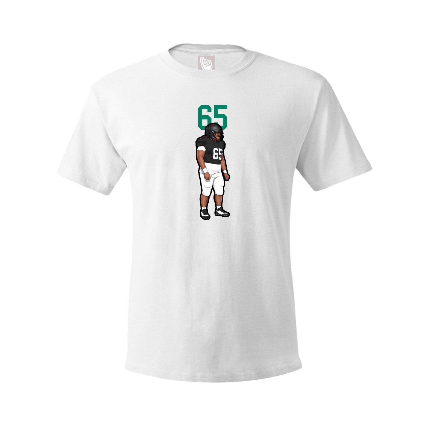 Tee — Number Top in White