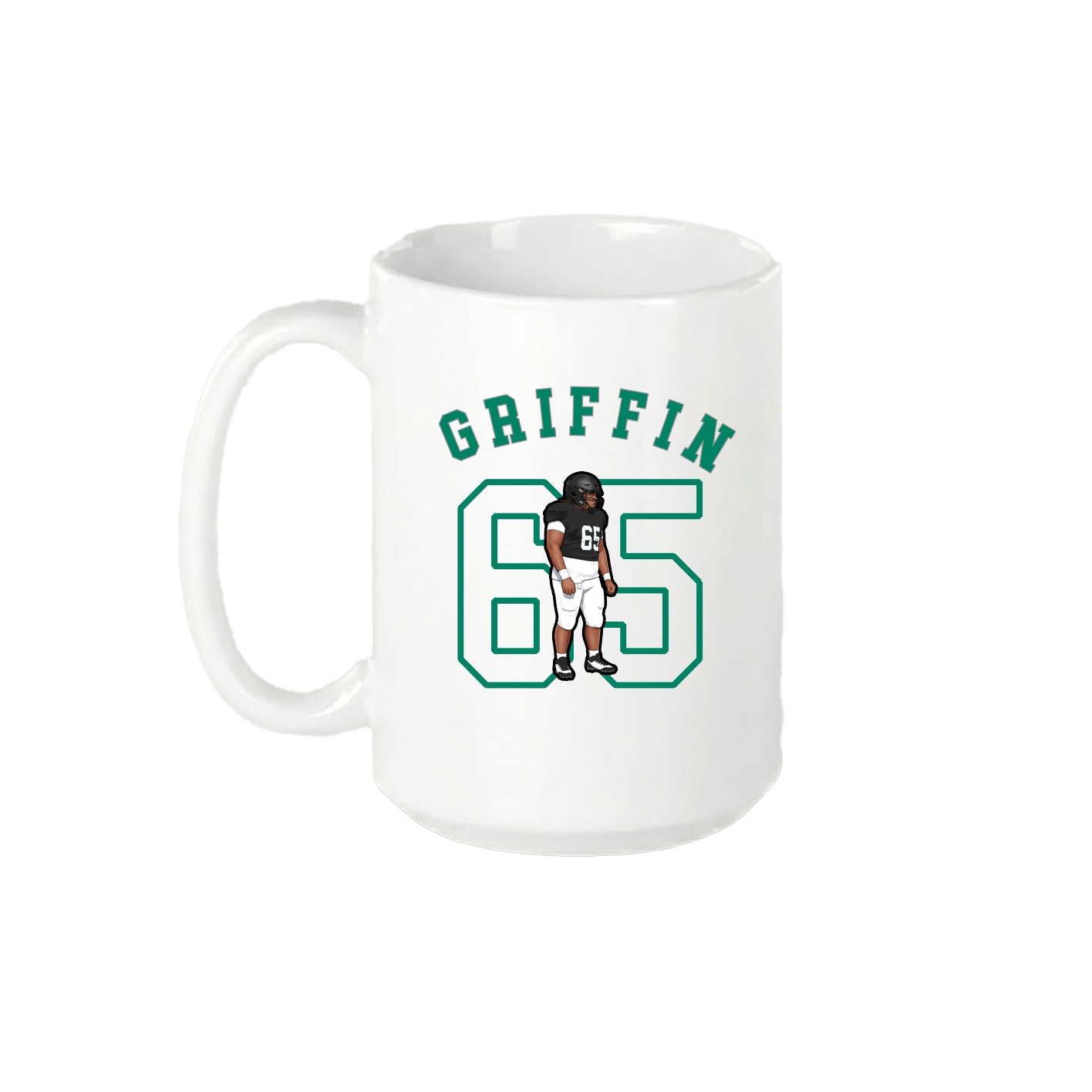15oz Coffee Mug — Shirsey Arch in White