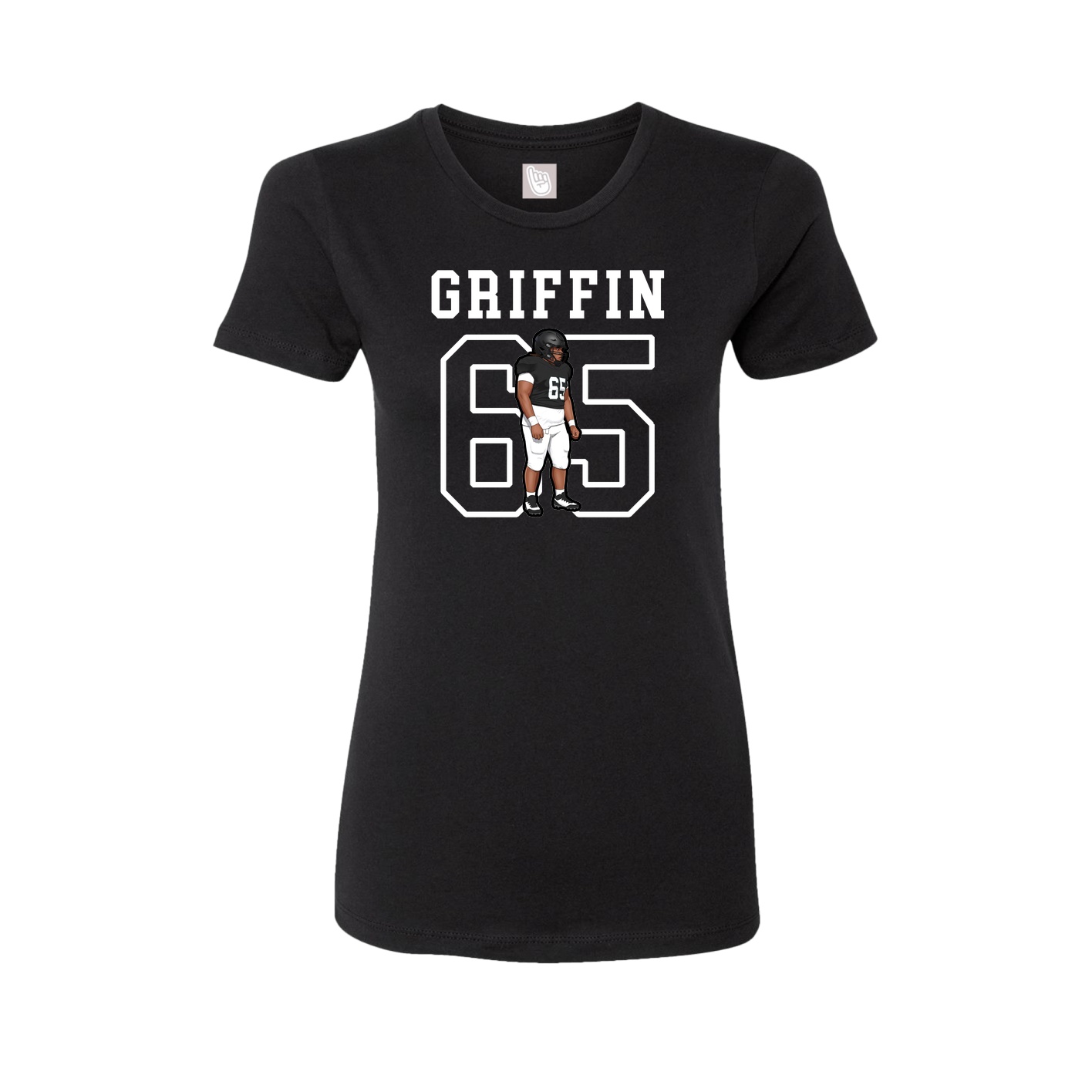 Fitted Women's Tee — Shirsey in Black