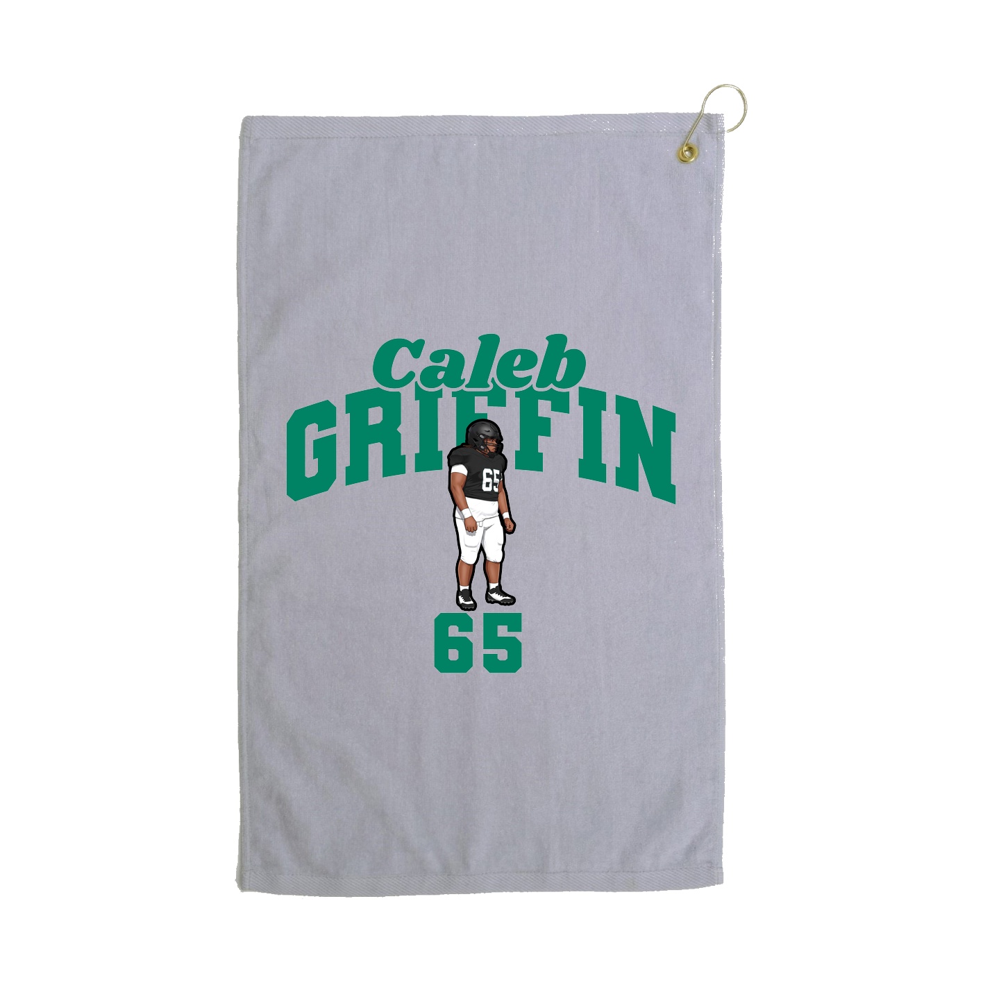Golf Towel — Signature Arch in Grey