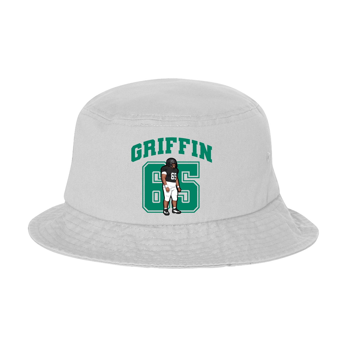 Bucket Cap — Number in White