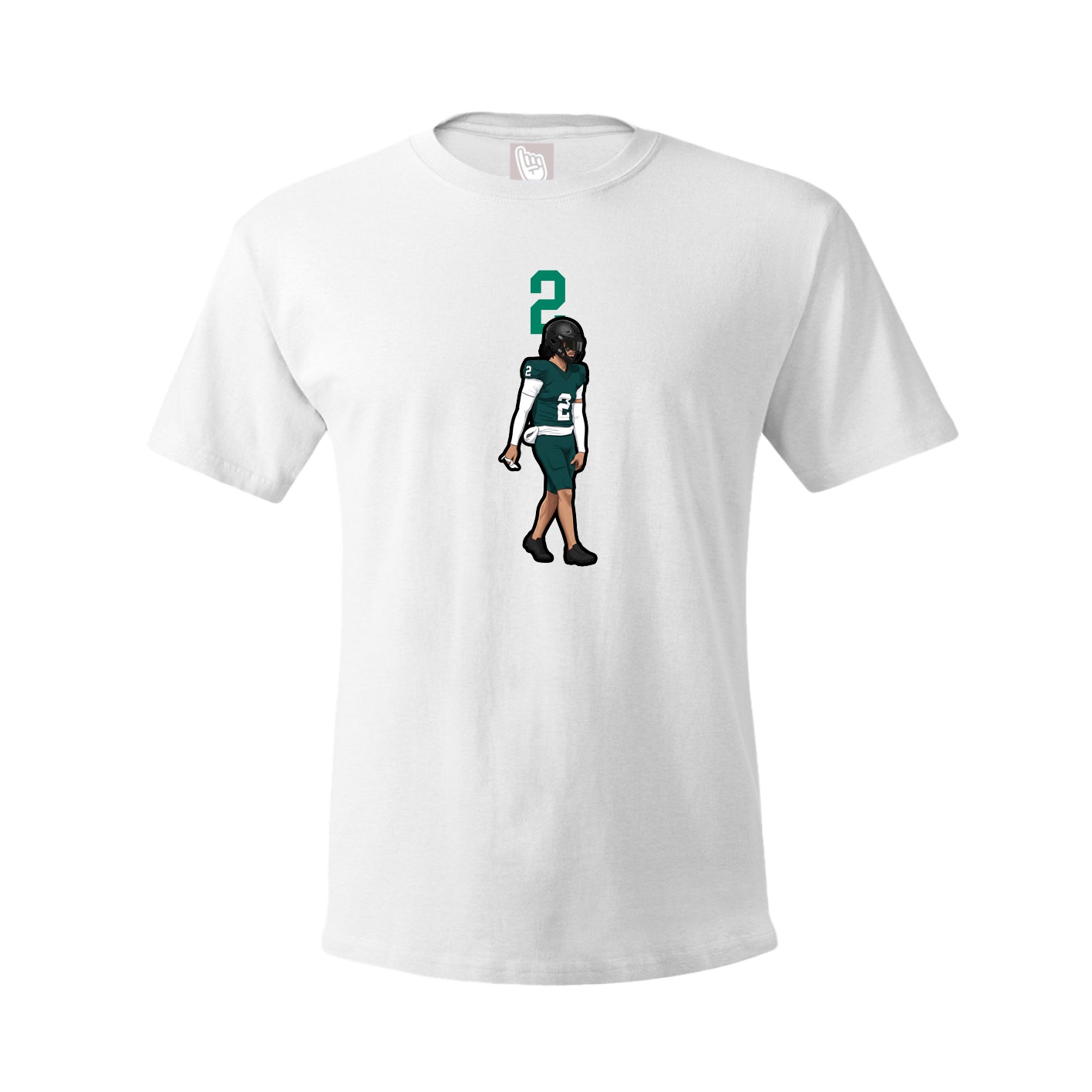Tee — Number Top in White