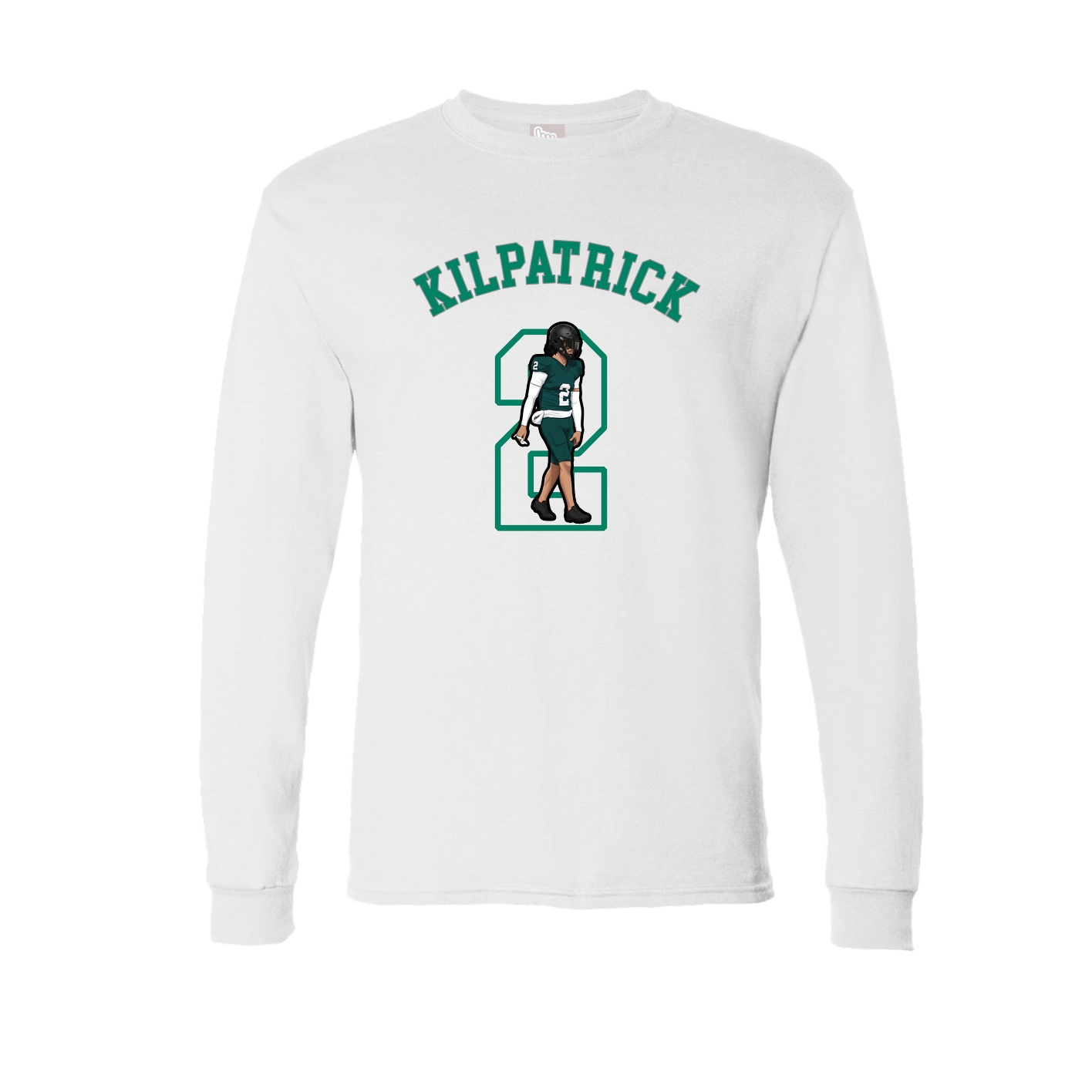 Long Sleeve Tee — Shirsey Arch in White