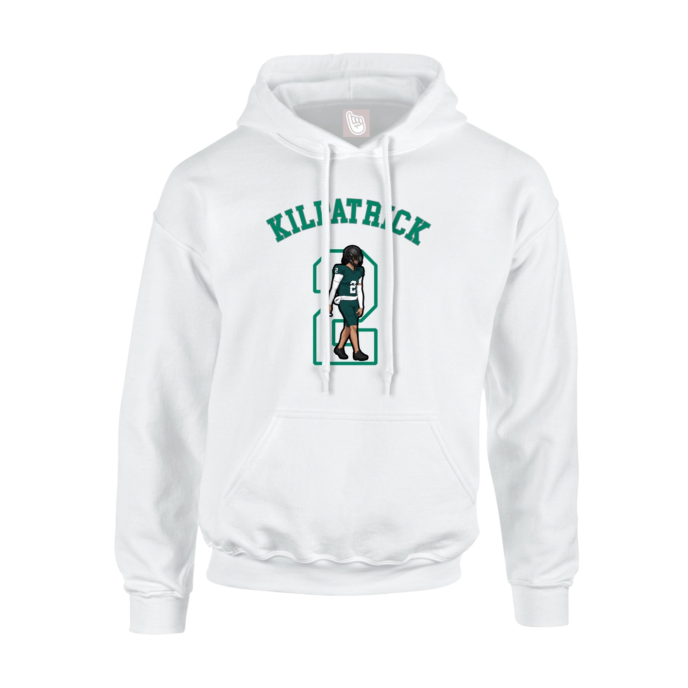 Hoodie — Shirsey Arch in White