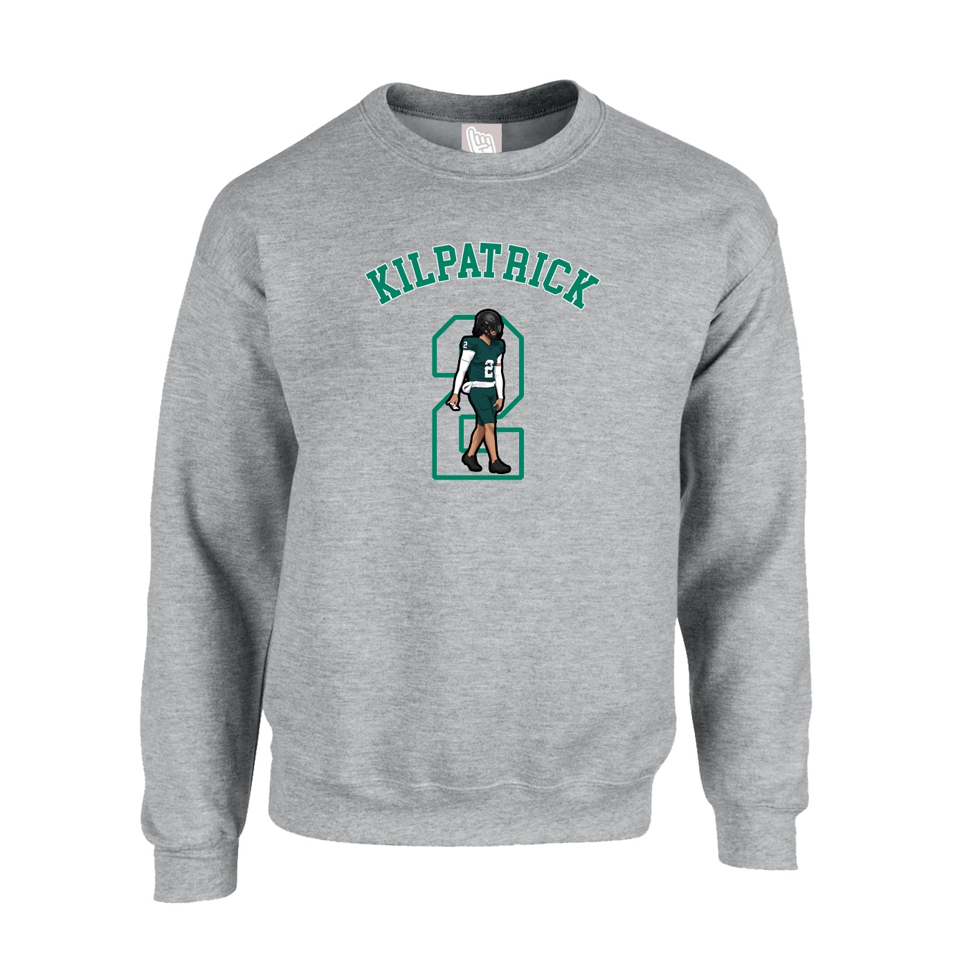 Fleece Crew — Shirsey Arch in Grey