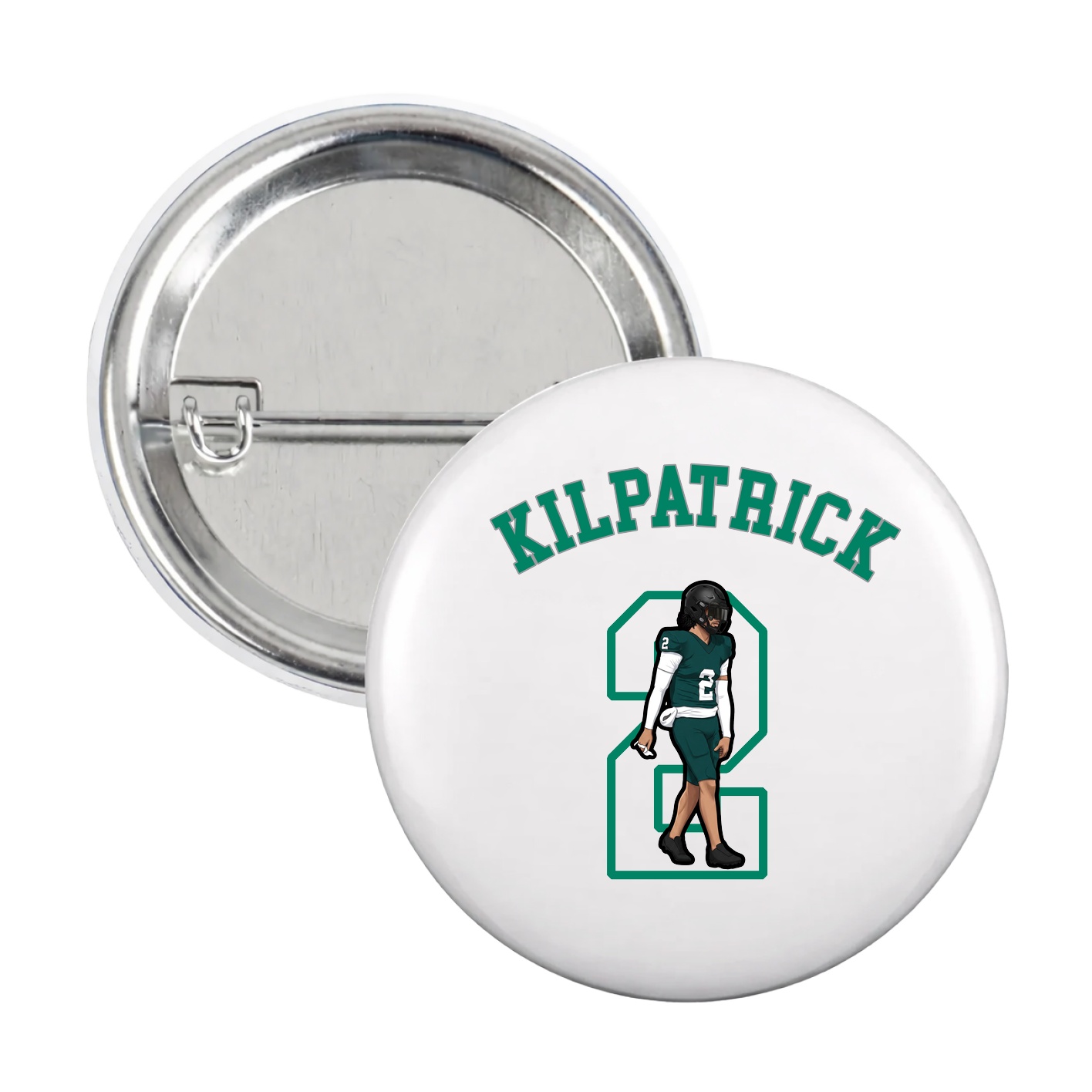 Game Day Button — Shirsey Arch in White