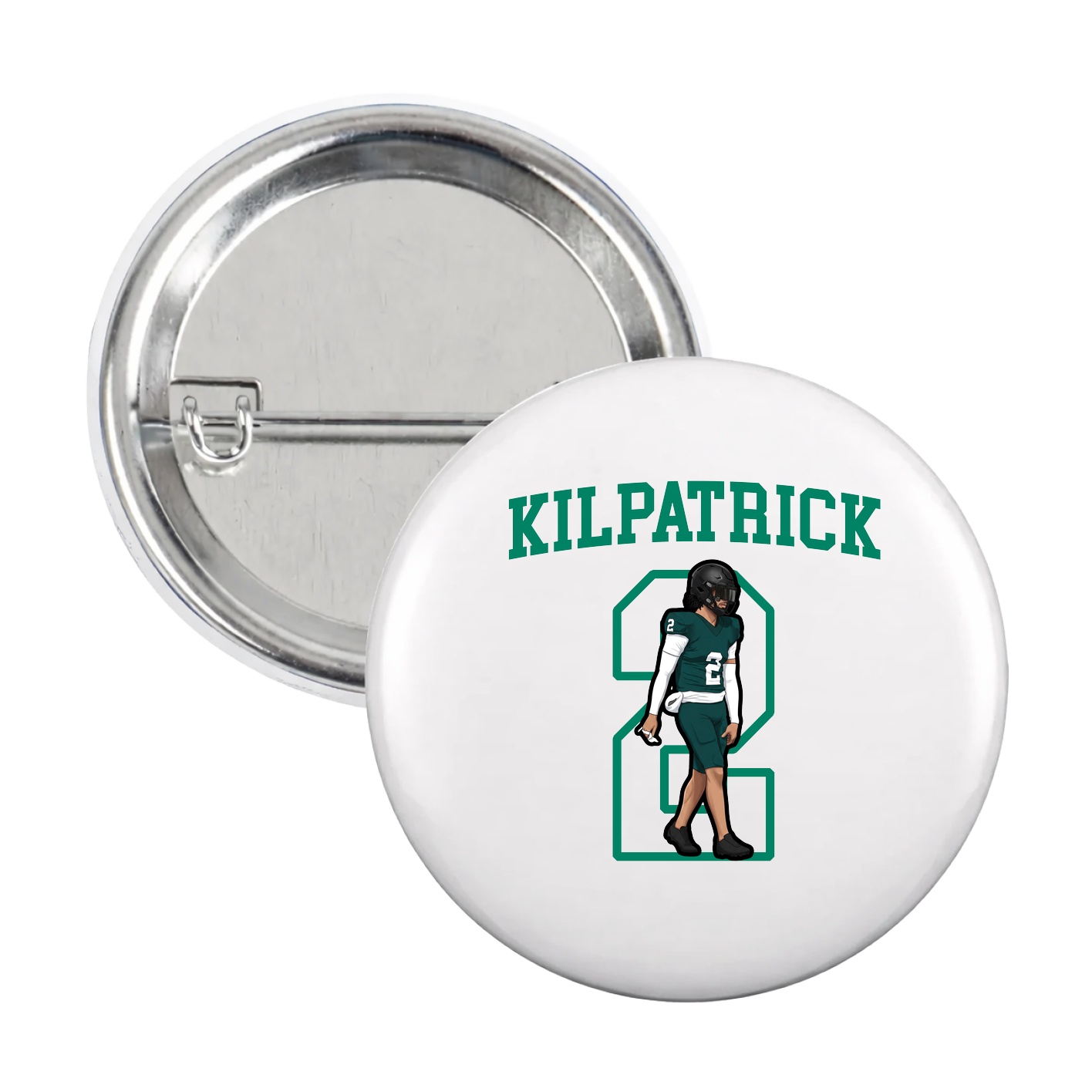 Game Day Button — Shirsey in White