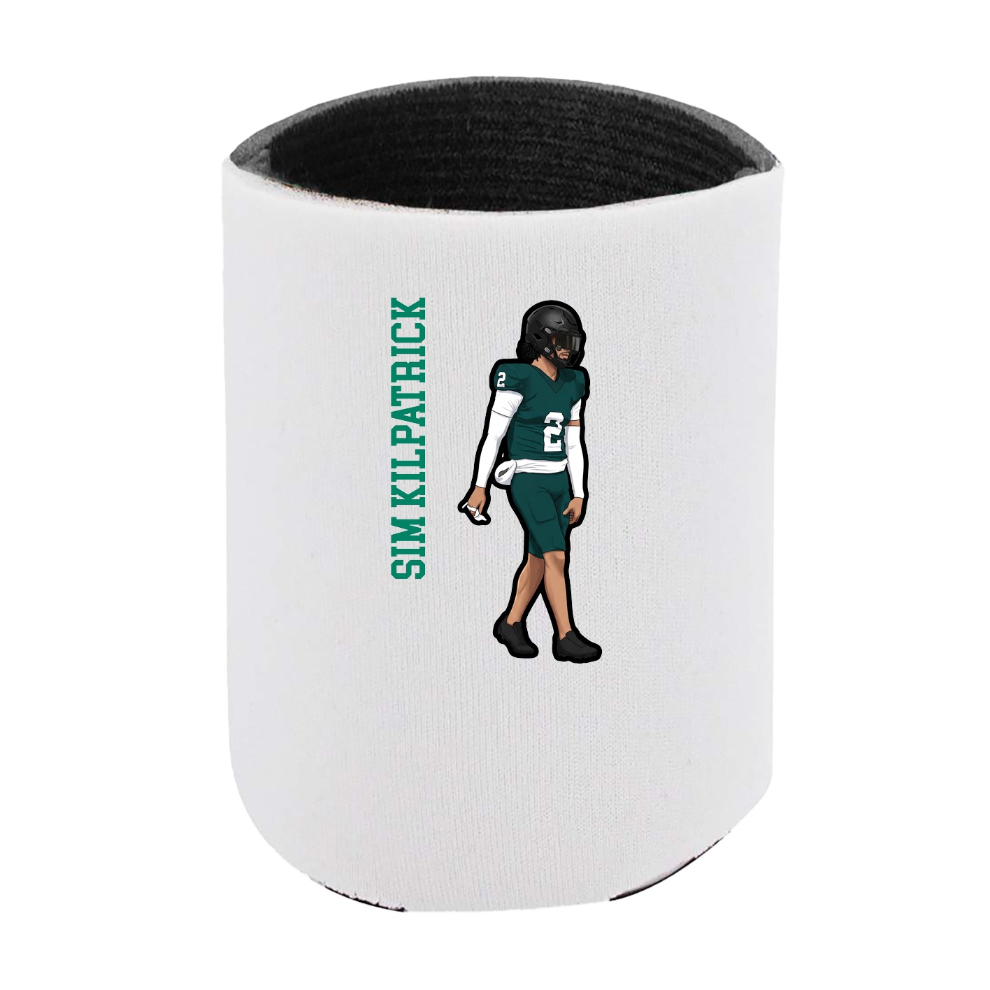 Can Holder — Name Vertical in White
