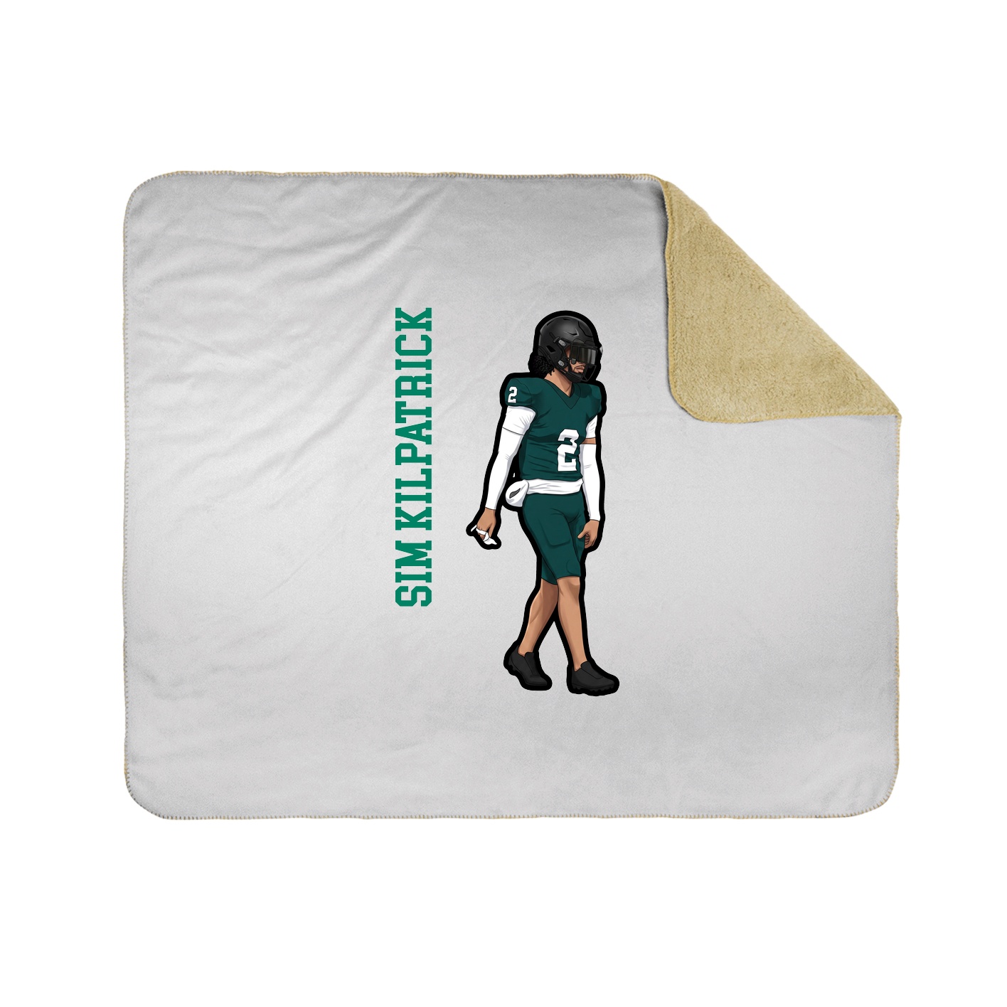 50x60 Sherpa Lined Throw Blanket