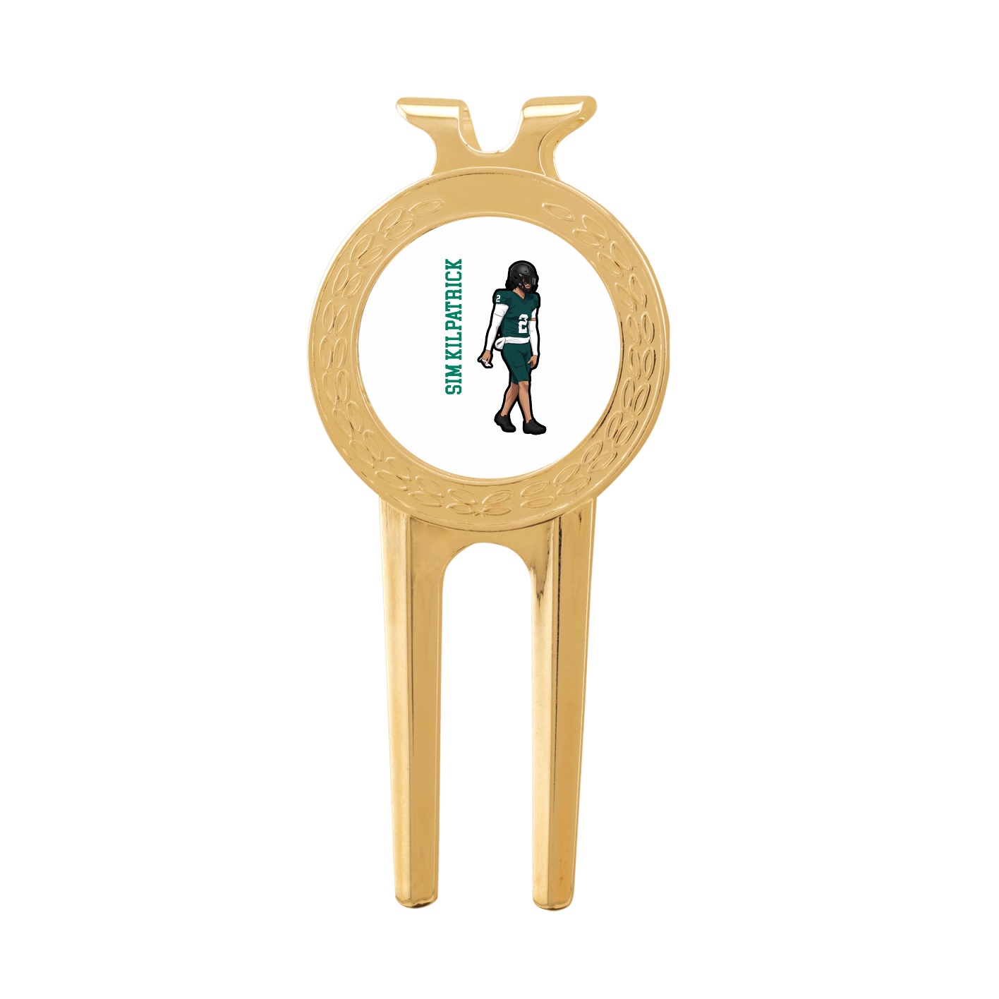 Divot Tool with Ball Marker — Name Vertical in Classic
