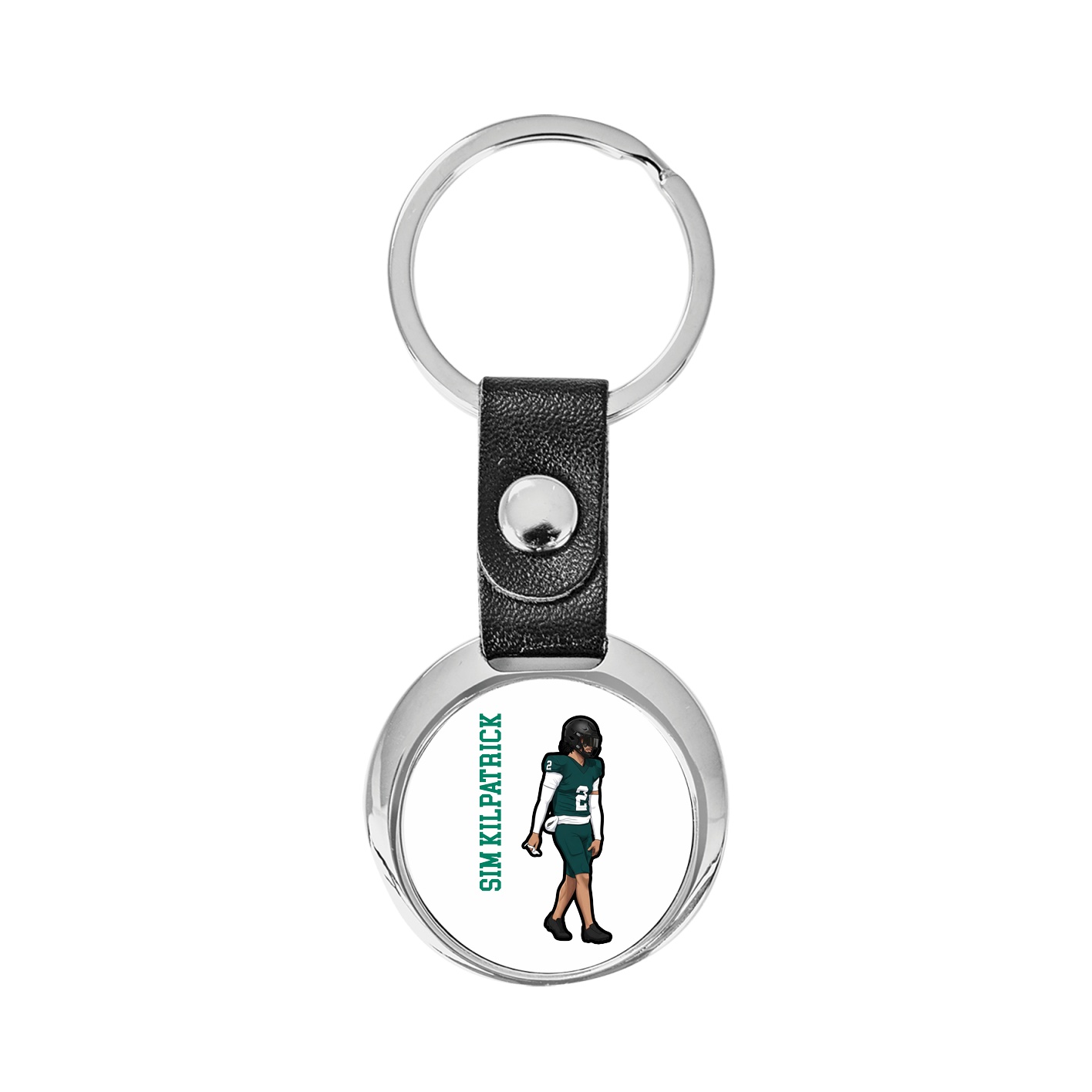 Key Chain — Name Vertical in Classic