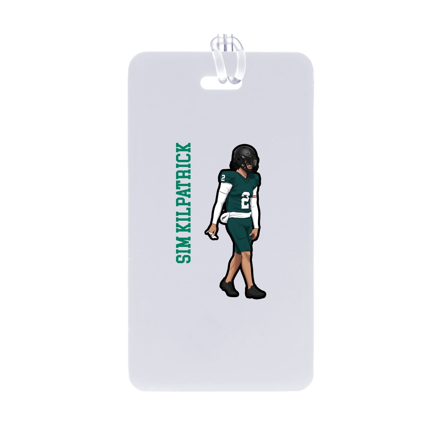 Bag Tag — Name Vertical in Classic