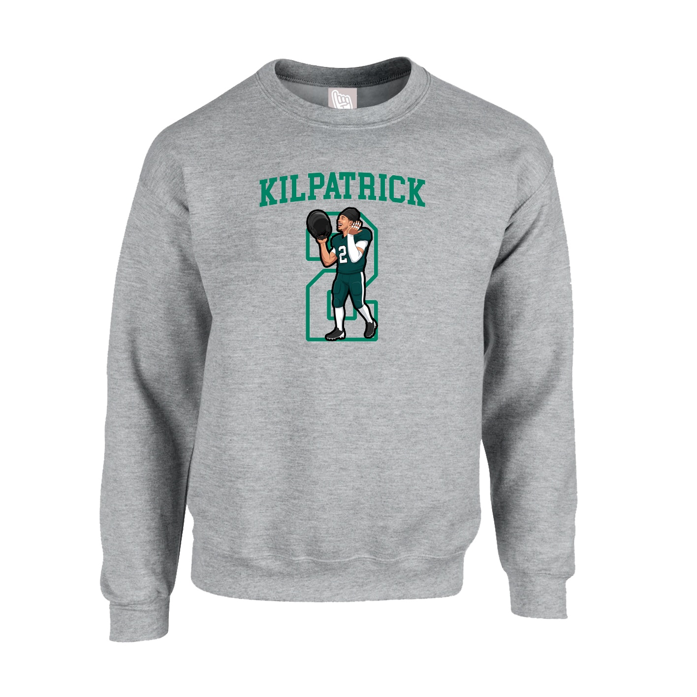 Fleece Crew — Shirsey in Grey