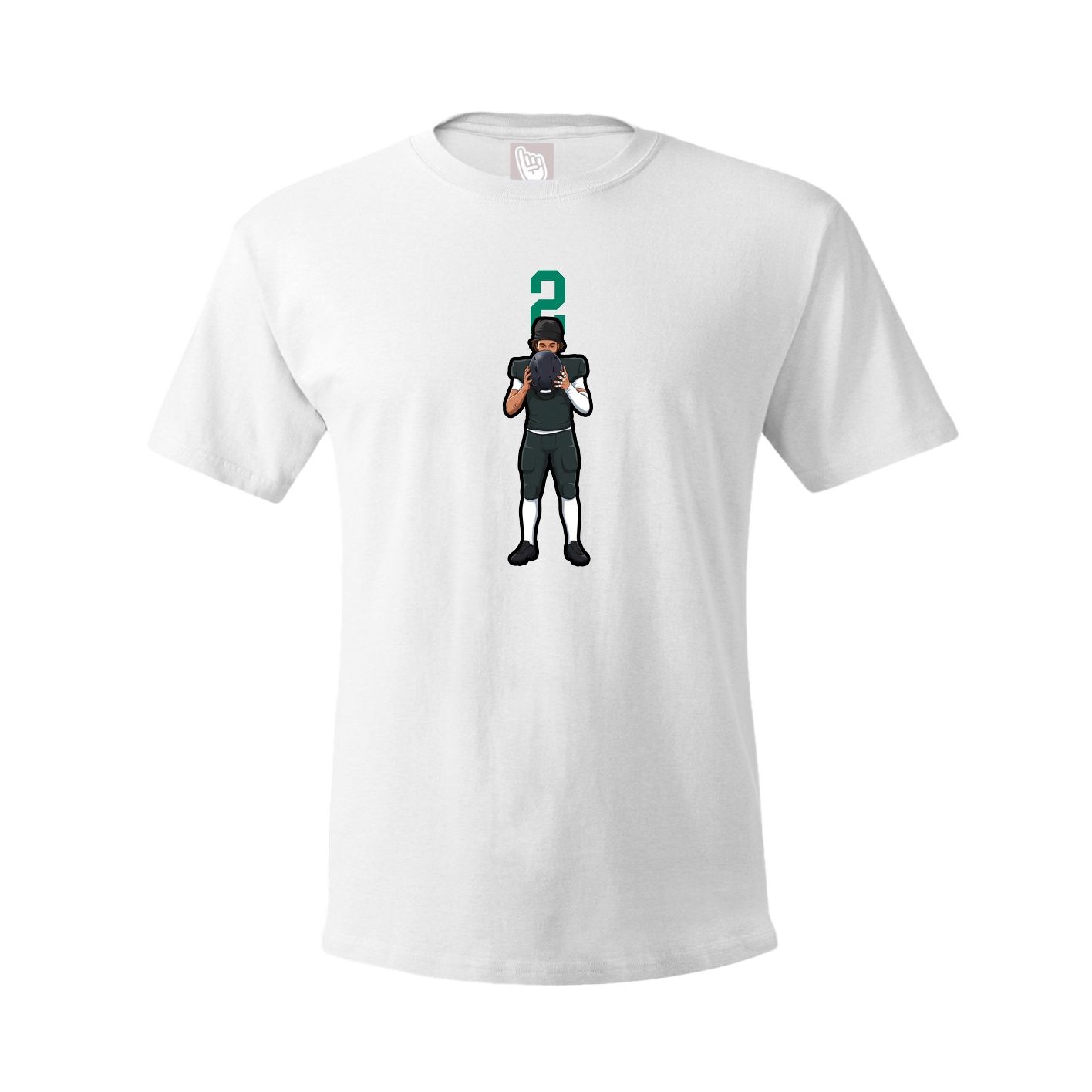 Tee — Number Top in White
