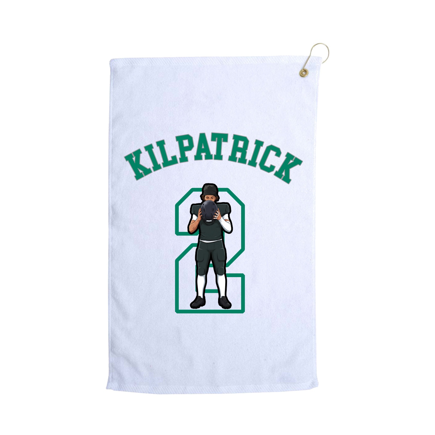 Golf Towel — Shirsey Arch in White