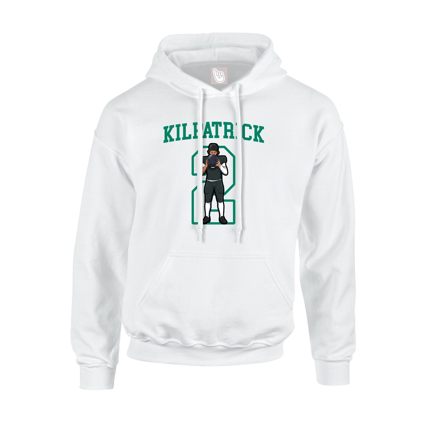 Hoodie — Shirsey in White