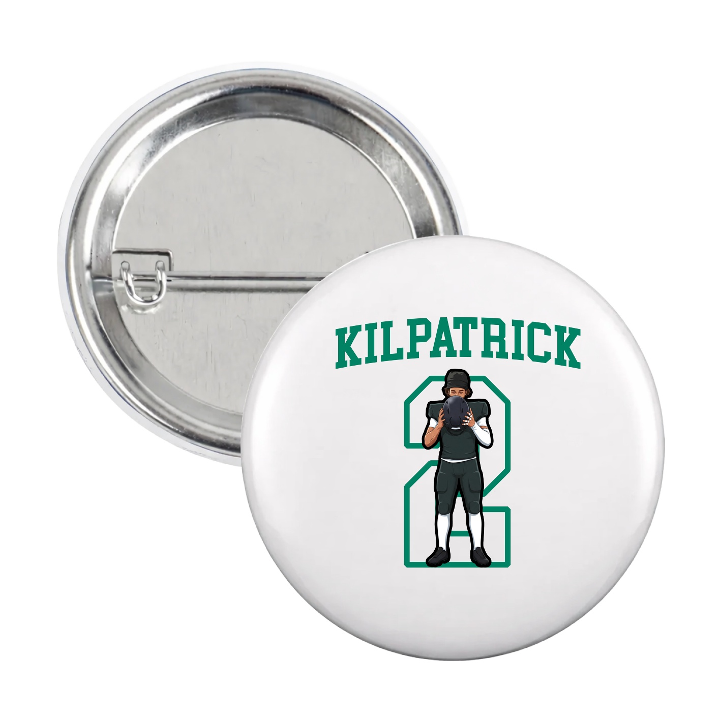 Game Day Button — Shirsey in White