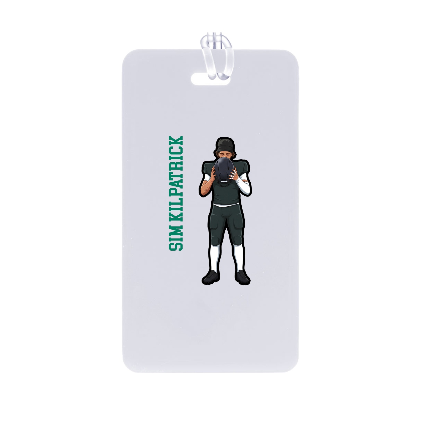 Bag Tag — Name Vertical in Classic