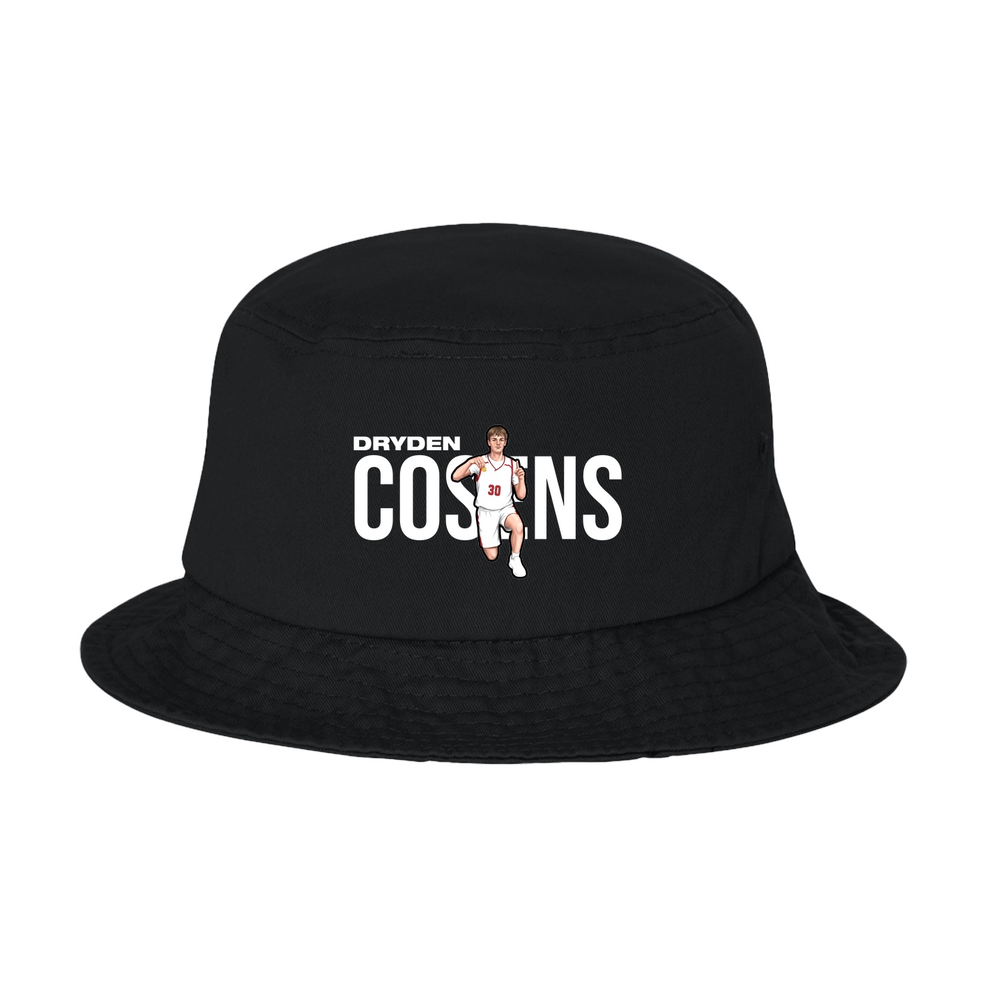 Bucket Cap — Player Name in Black