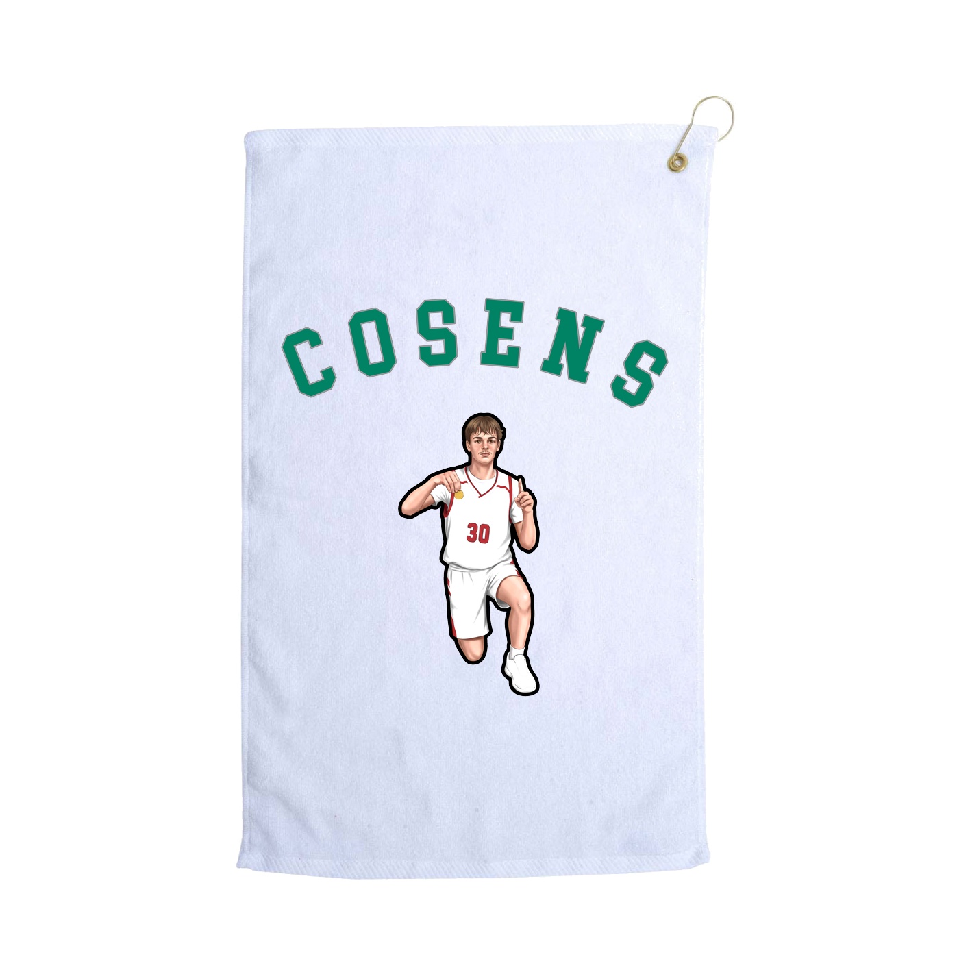 Golf Towel — Shirsey Arch in White