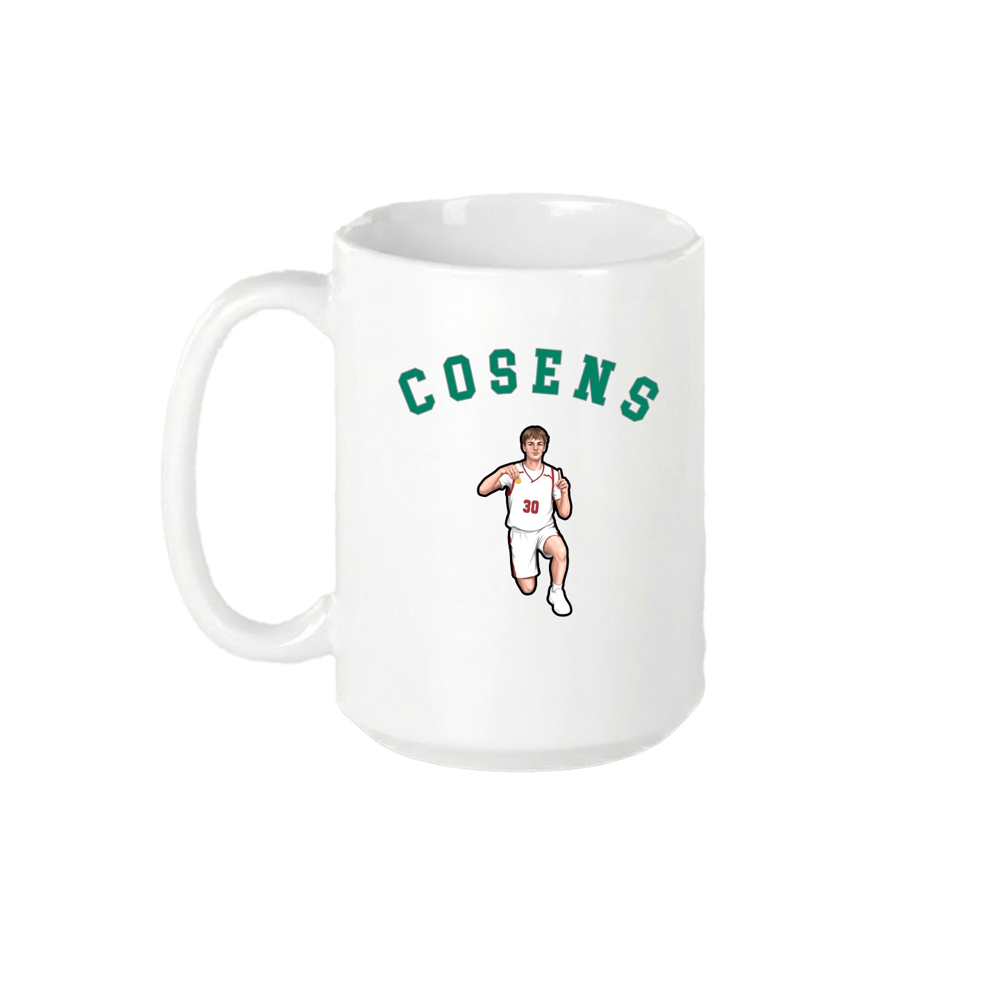 15oz Coffee Mug — Shirsey Arch in White