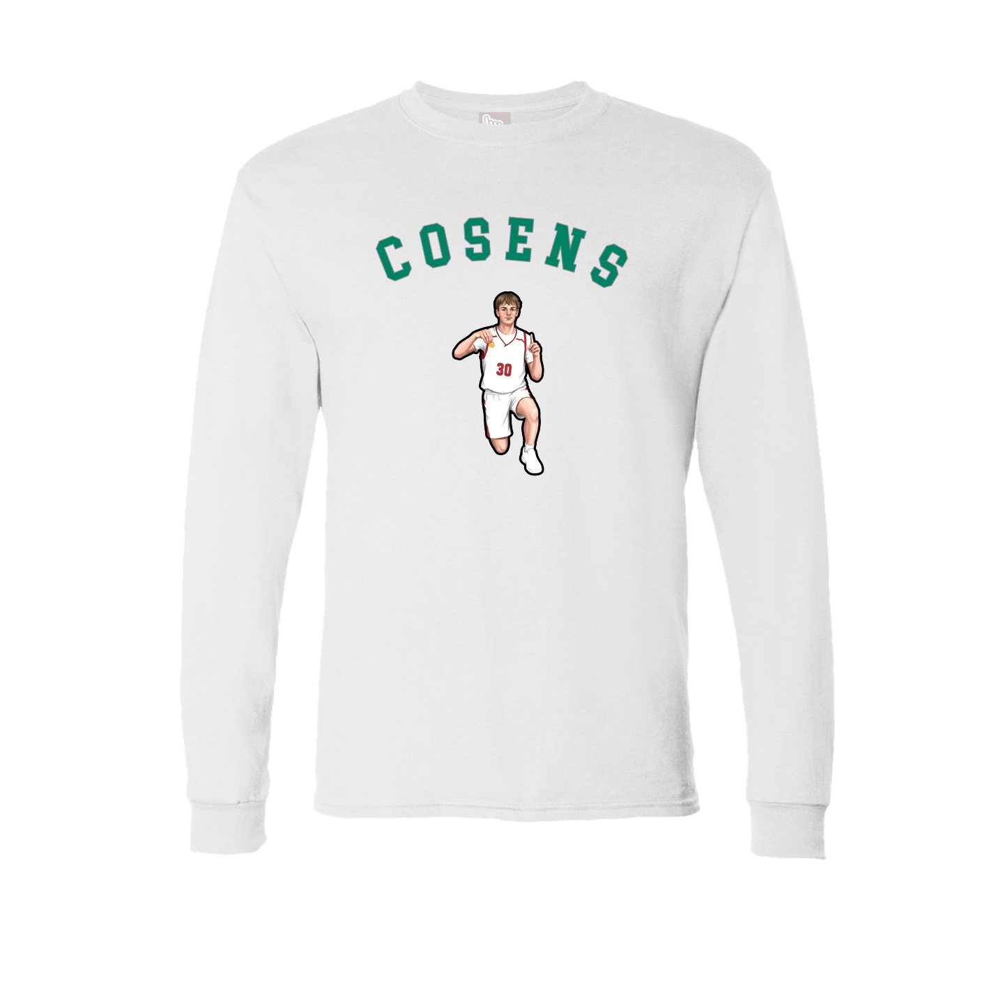 Long Sleeve Tee — Shirsey Arch in White