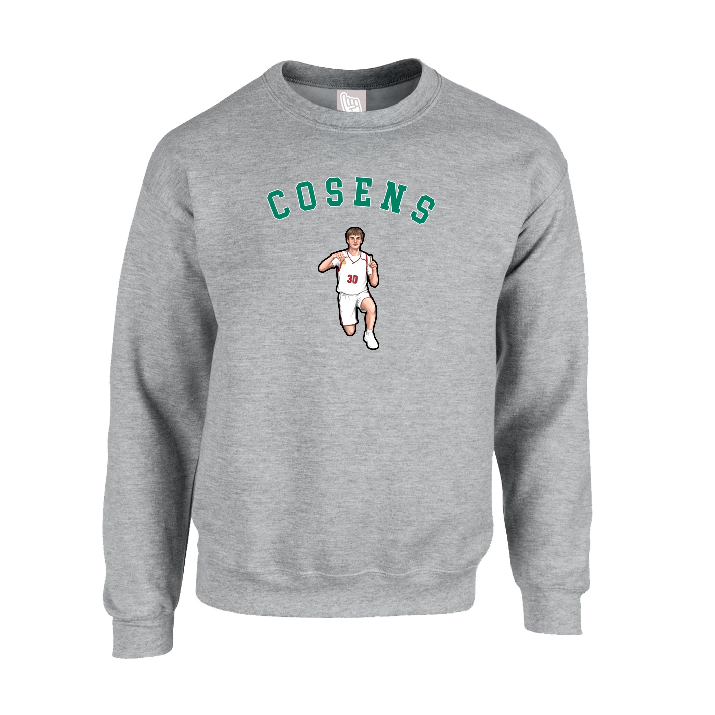Fleece Crew — Shirsey Arch in Grey
