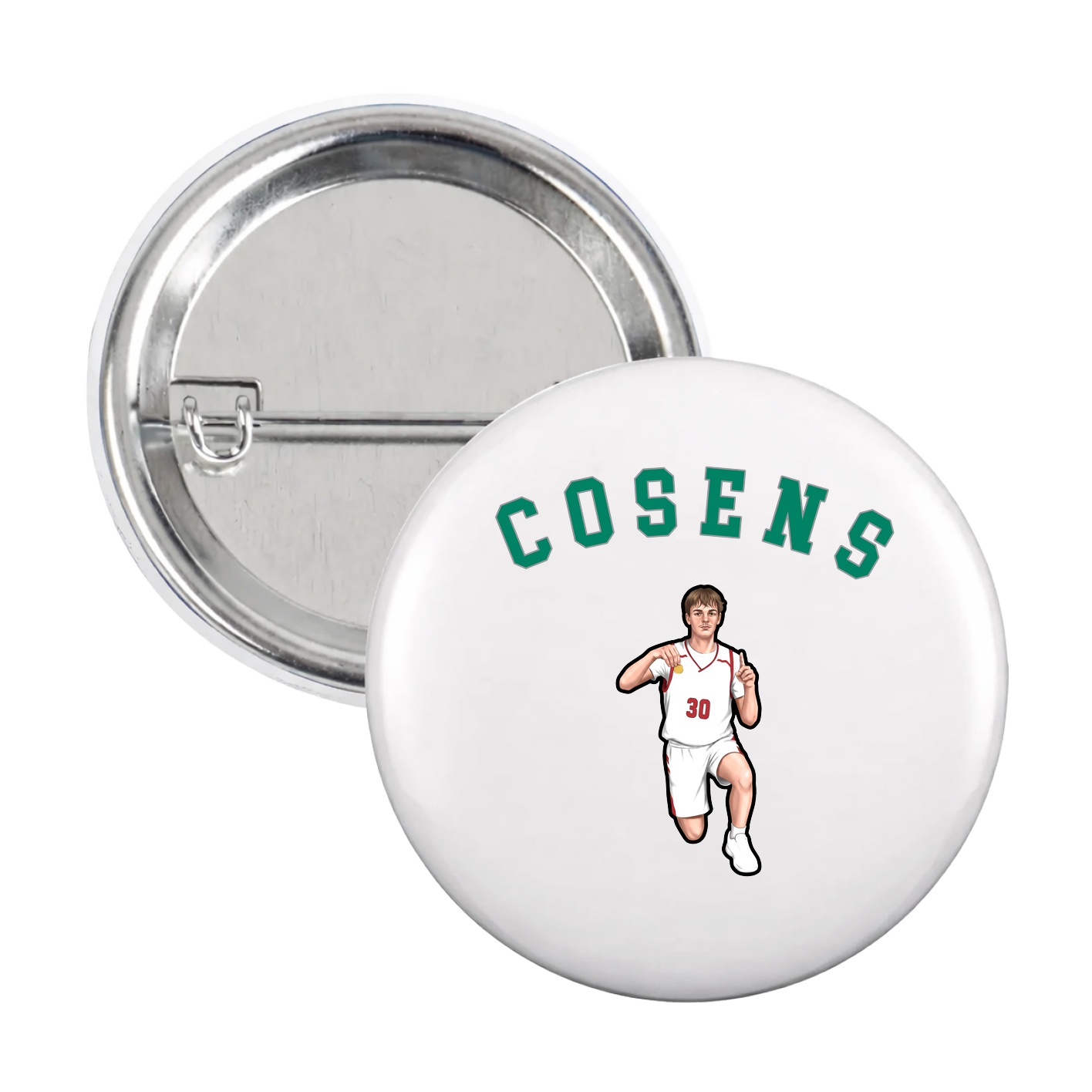 Game Day Button — Shirsey Arch in White