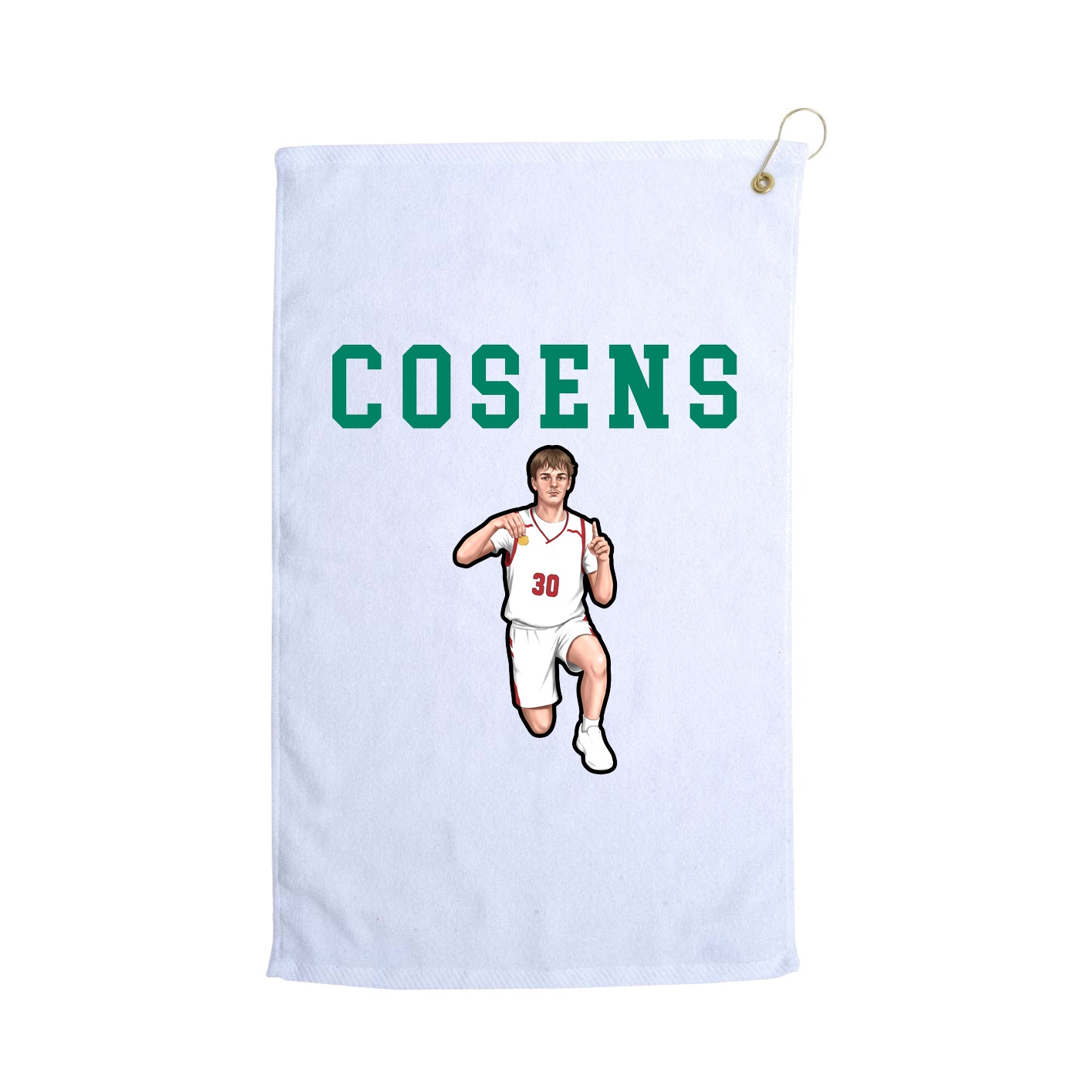Golf Towel — Shirsey in White