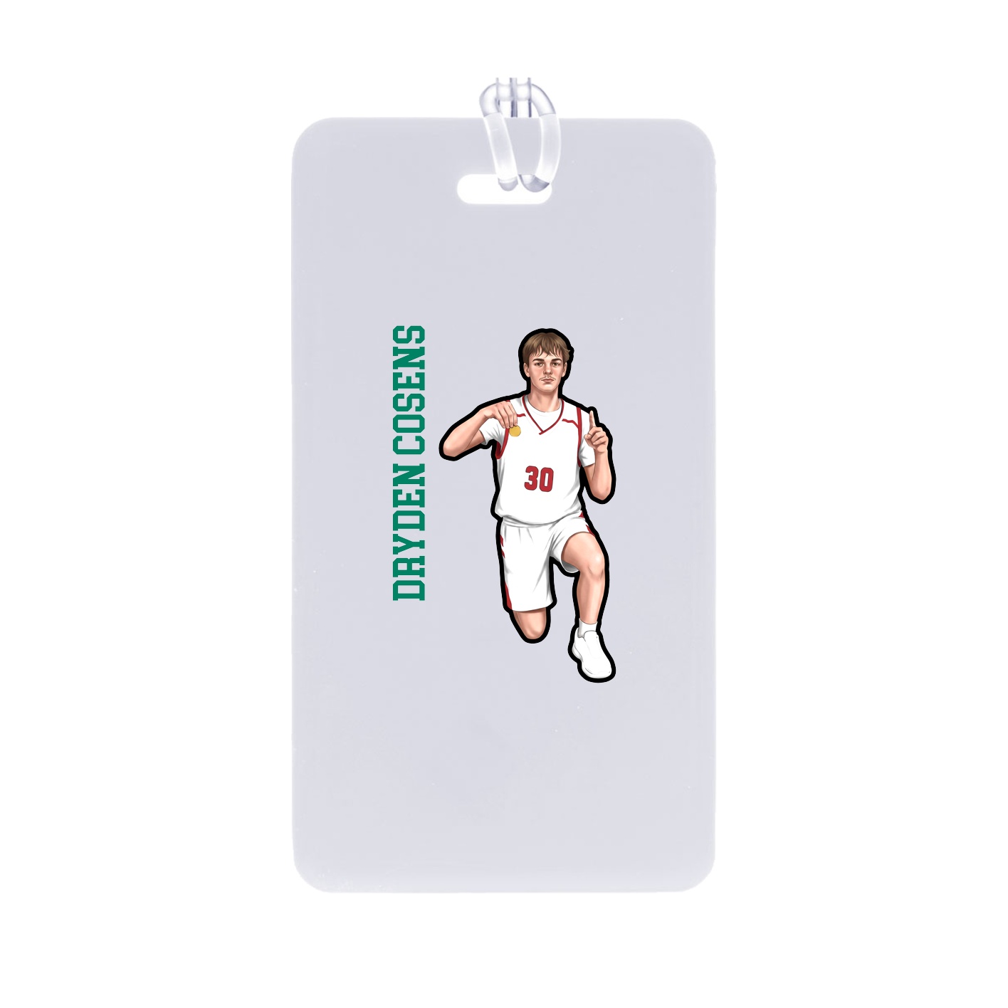 Bag Tag — Name Vertical in Classic