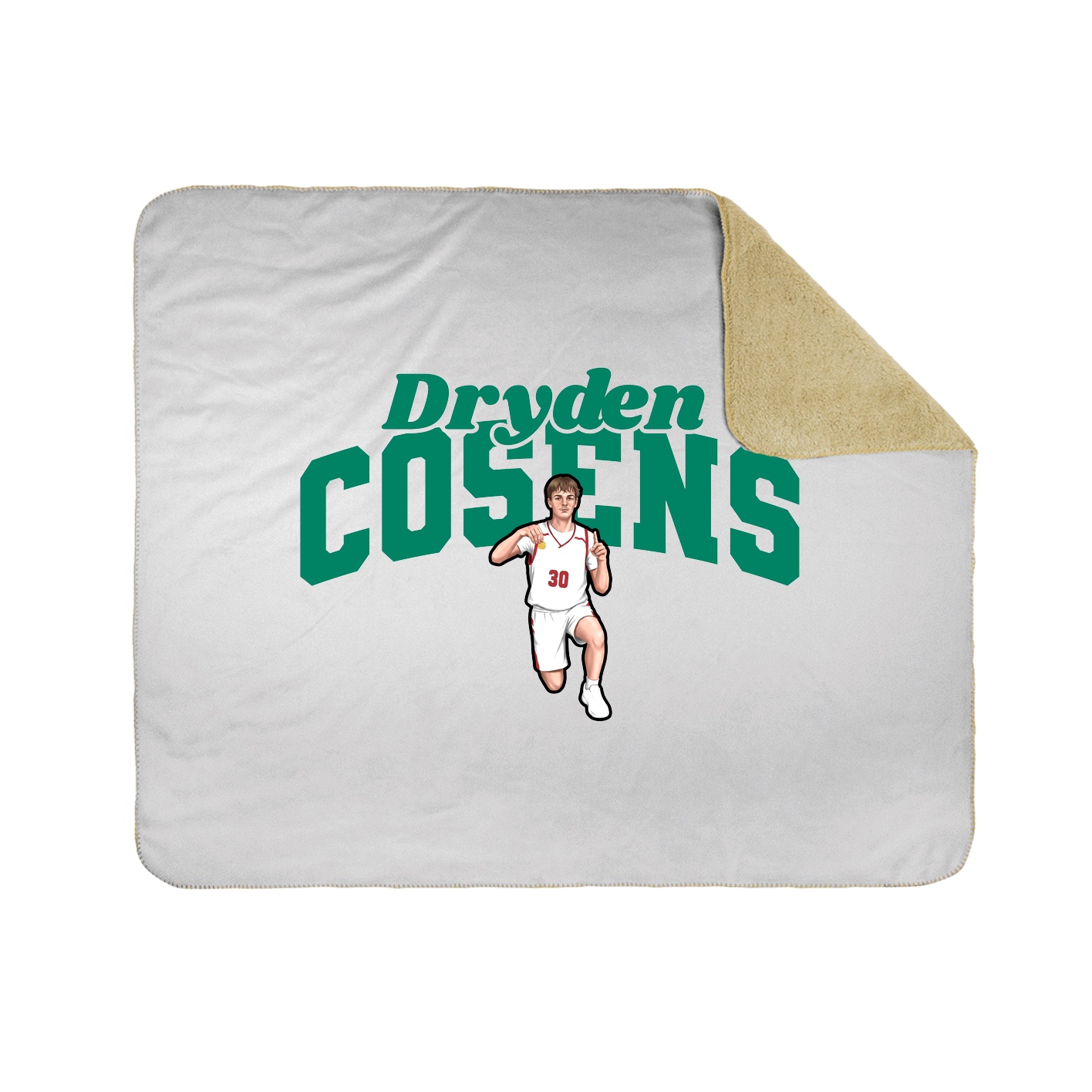 Throw Blanket — Signature Arch in White