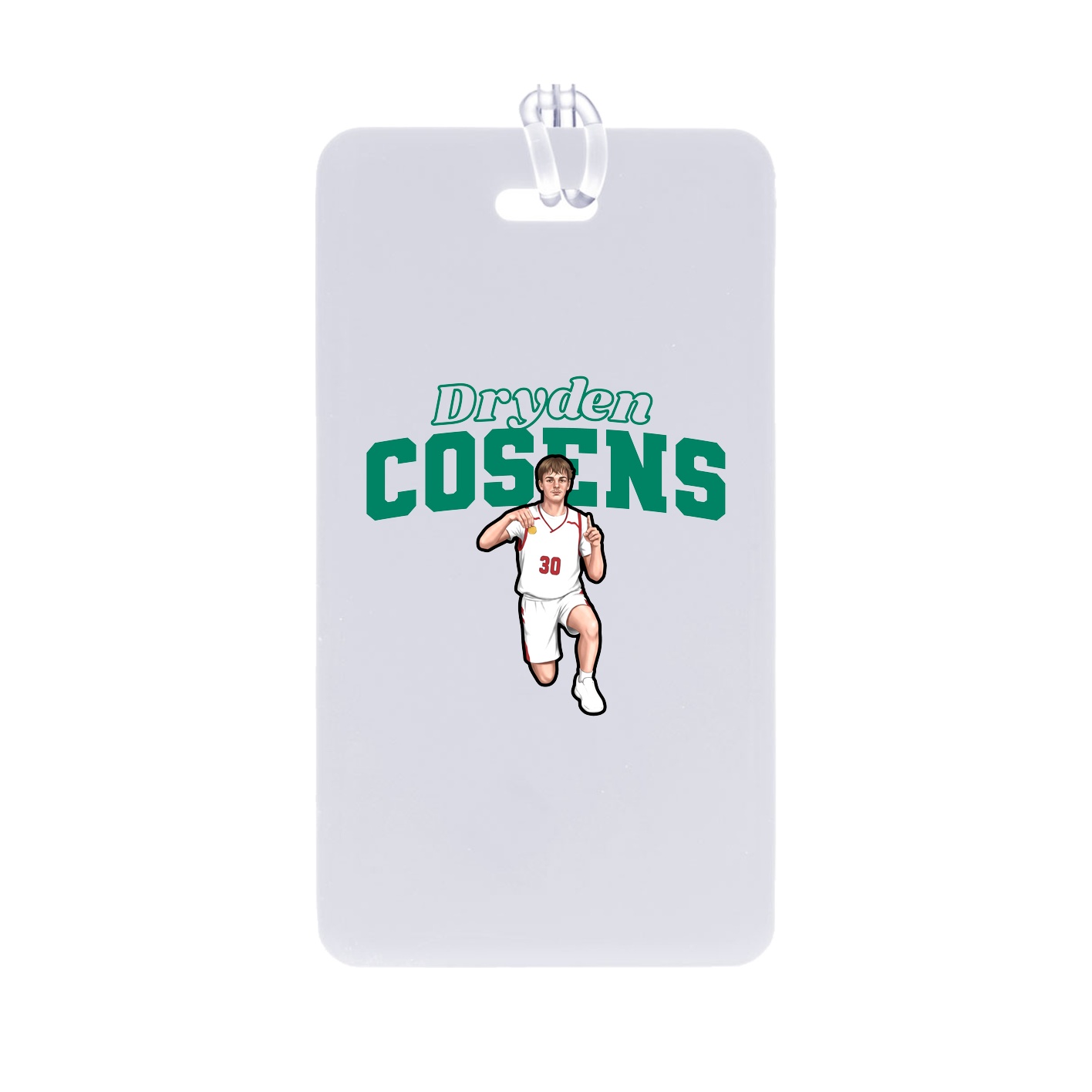 Bag Tag — Name Arch in Classic