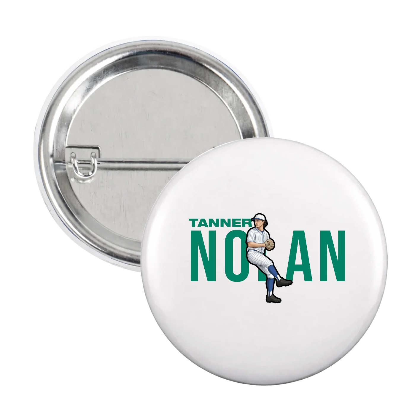 Game Day Button — Player Name in White
