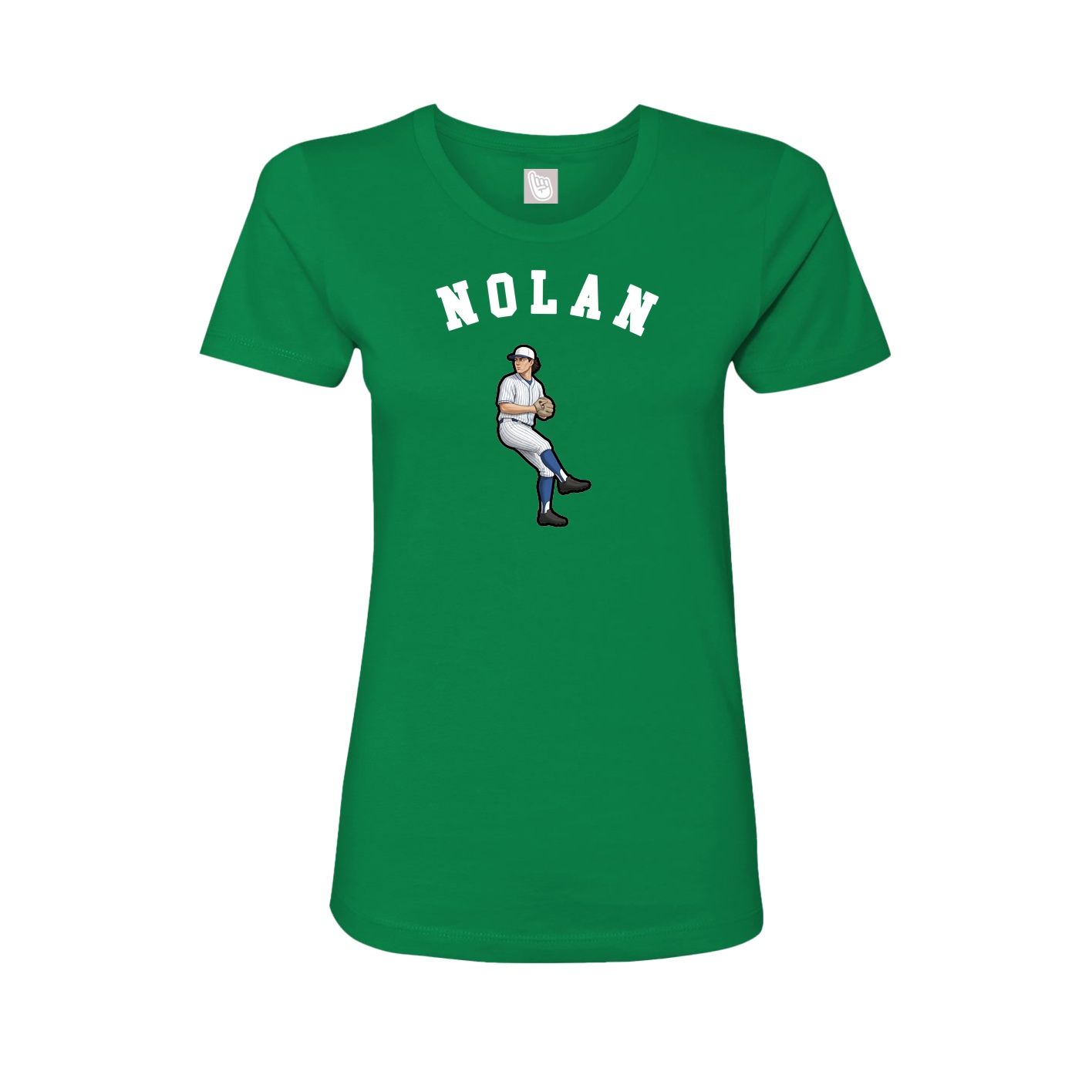 Fitted Women's Tee — Shirsey Arch in Green