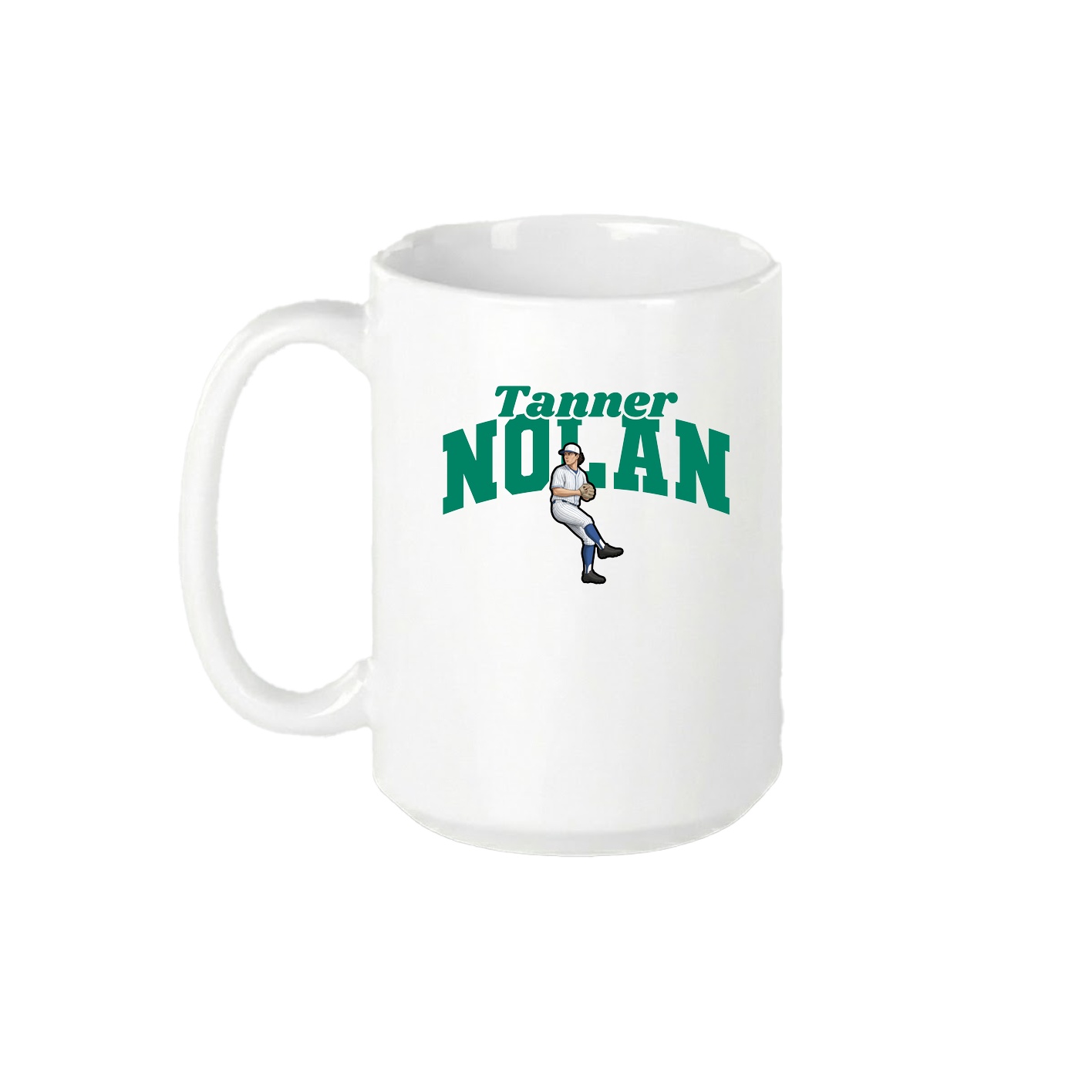 15oz Coffee Mug — Signature Arch in White