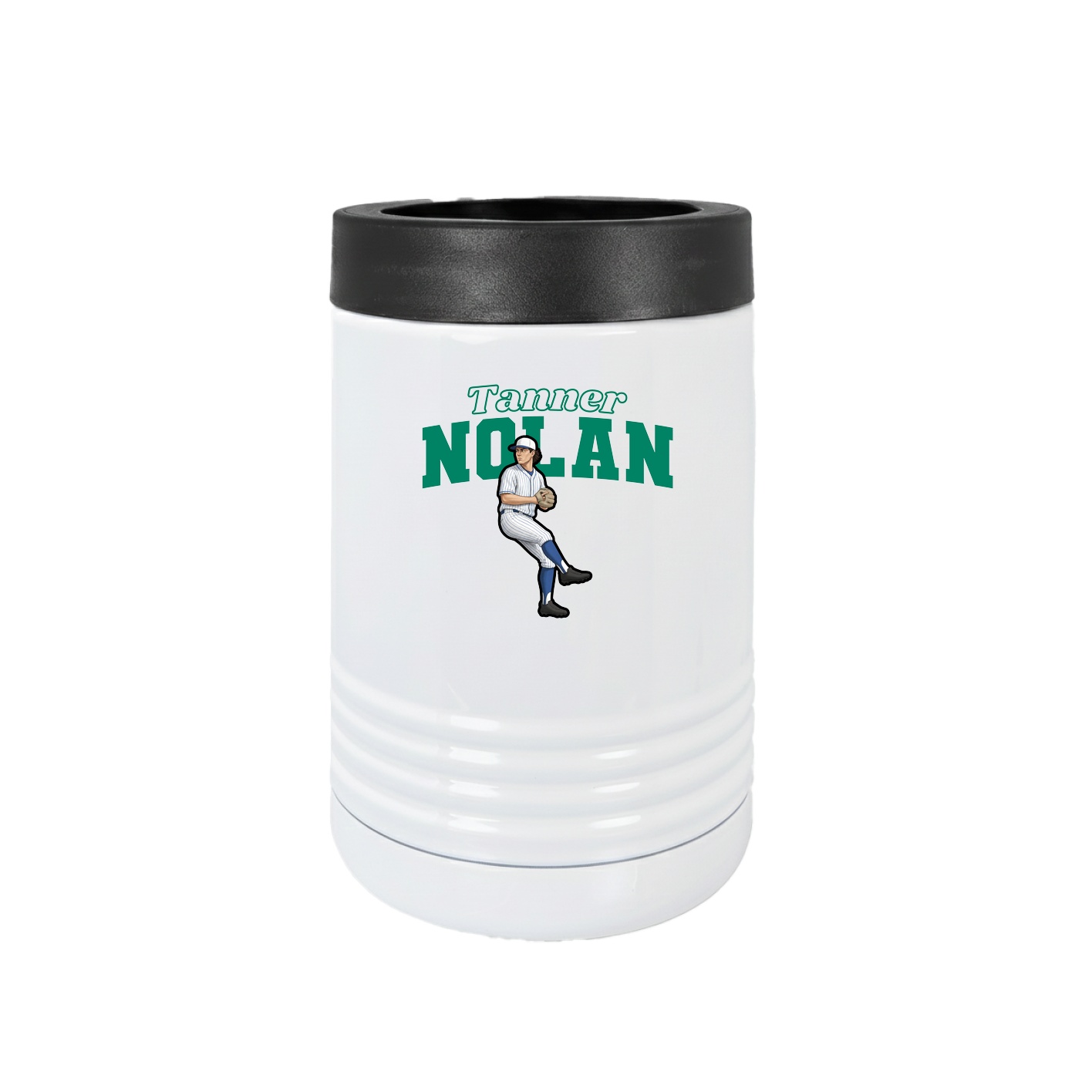Beverage Holder — Name Arch in White