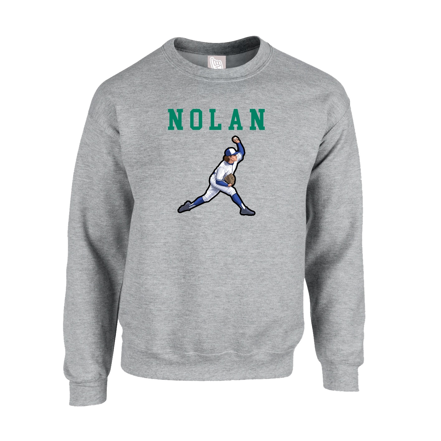 Fleece Crew — Shirsey in Grey