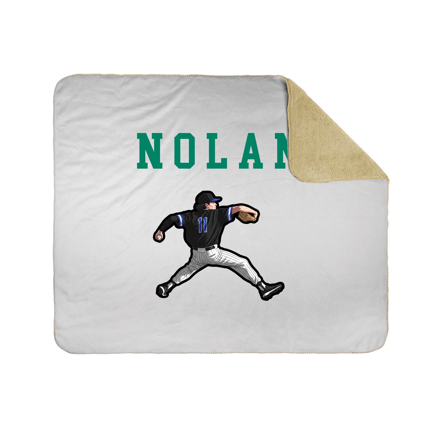 Throw Blanket — Shirsey in White