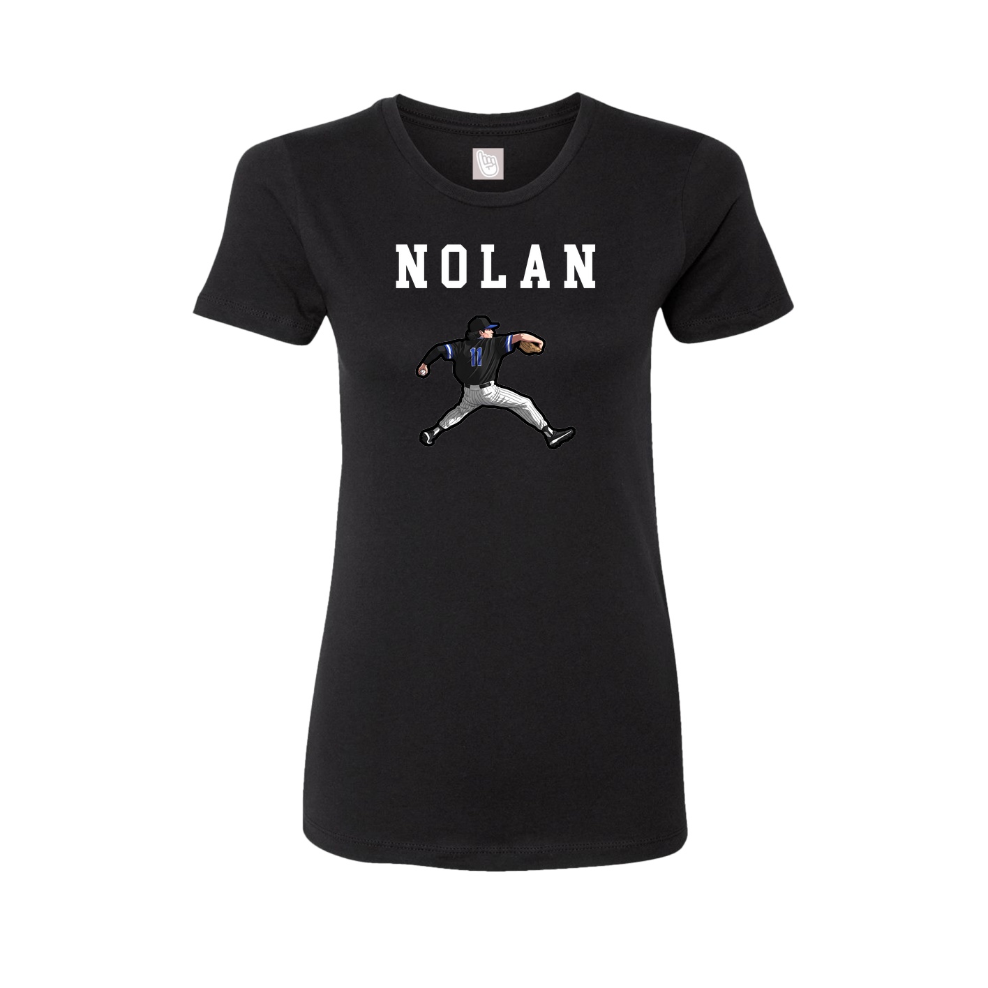 Fitted Women's Tee — Shirsey in Black