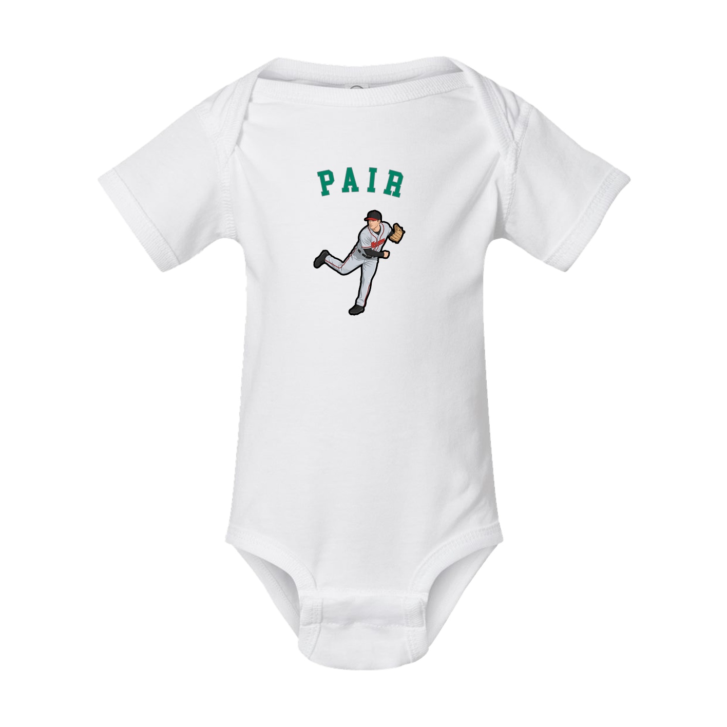 Baby Onesie — Shirsey Arch in White