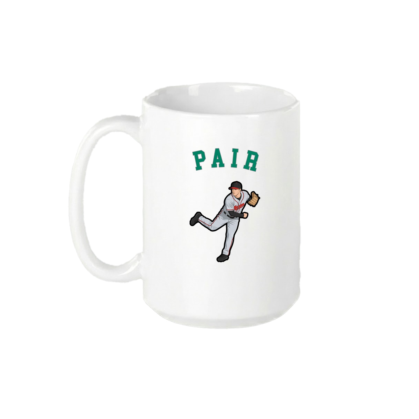 15oz Coffee Mug — Shirsey Arch in White