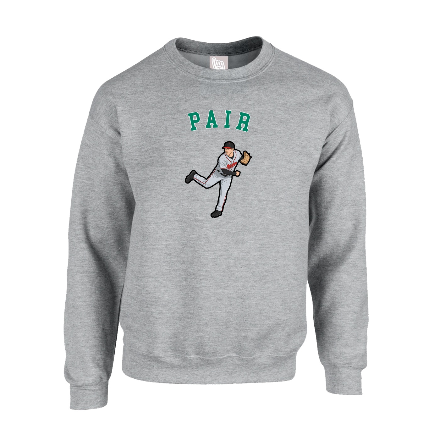 Fleece Crew — Shirsey Arch in Grey